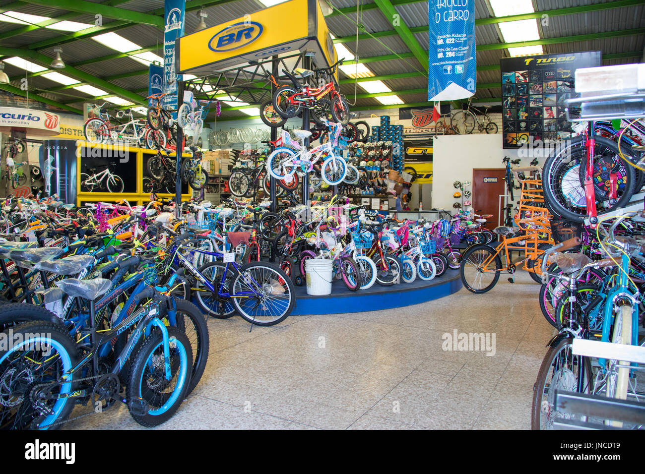 Negozio di Biciclette, Oaxaca, Messico Foto Stock