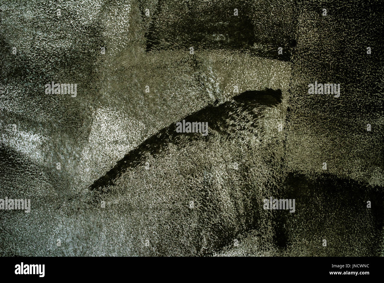 Ruvida texture grunge di disuniformità di pennellate di vernice, moderno sfondo astratto Foto Stock