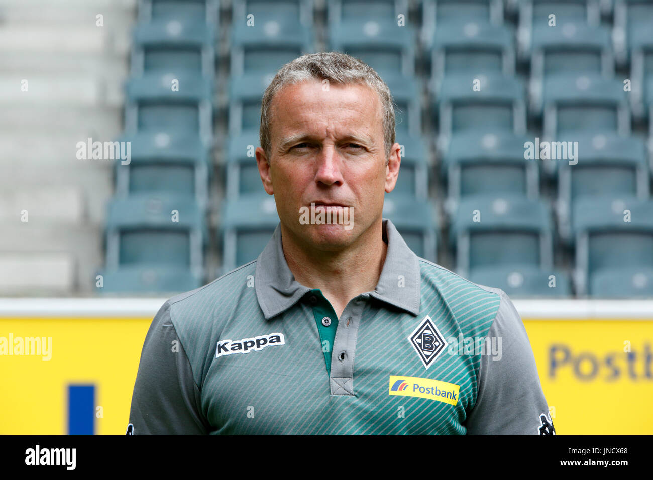 Football,Bundesliga,2017/2018,Borussia Moenchengladbach,premere scattare foto,ritratto,assistant coach Frank Geideck Foto Stock