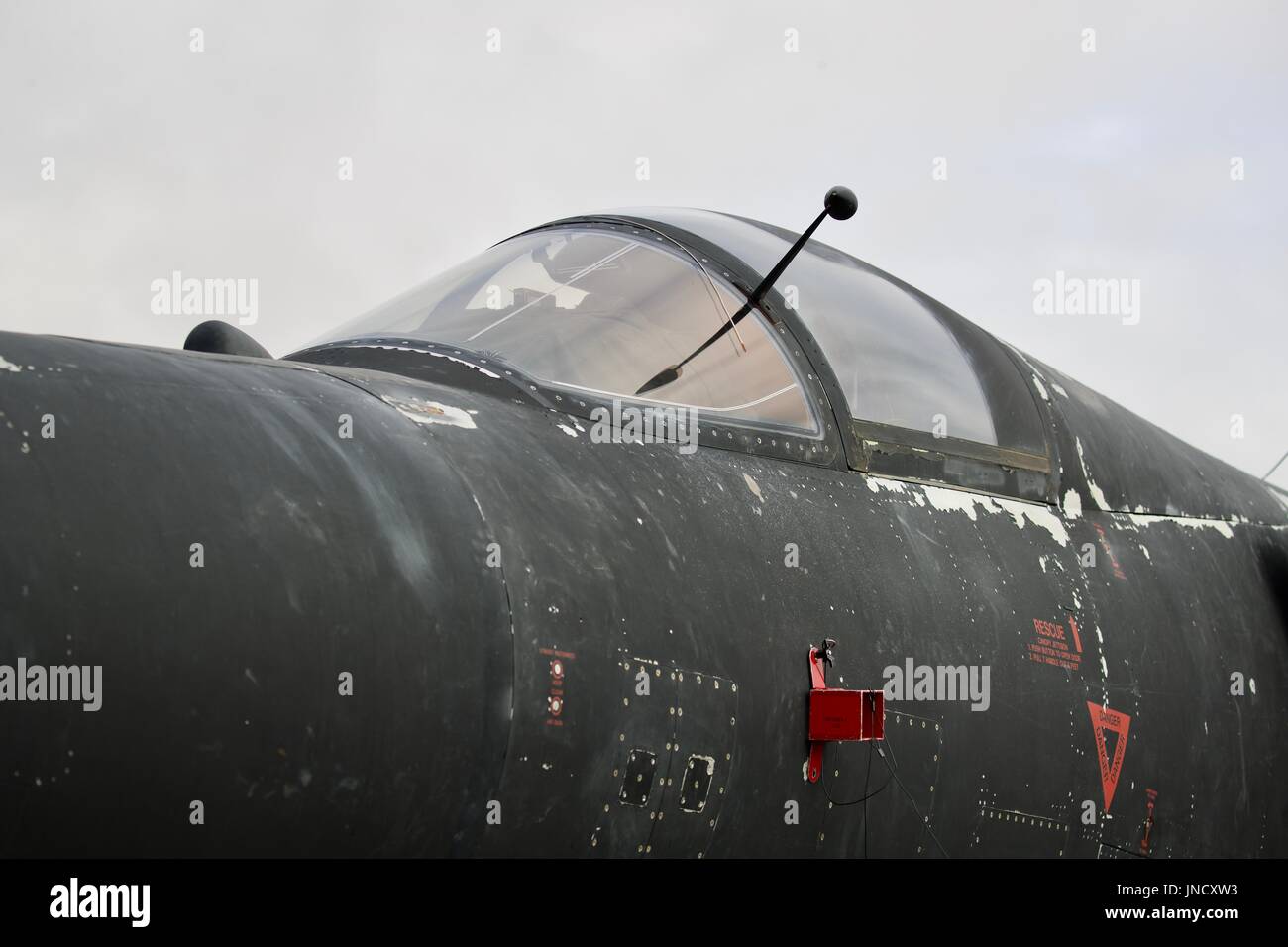 US Air Force U-2 Dragon Lady in mostra statica al 2017 Royal International Air Tattoo Foto Stock