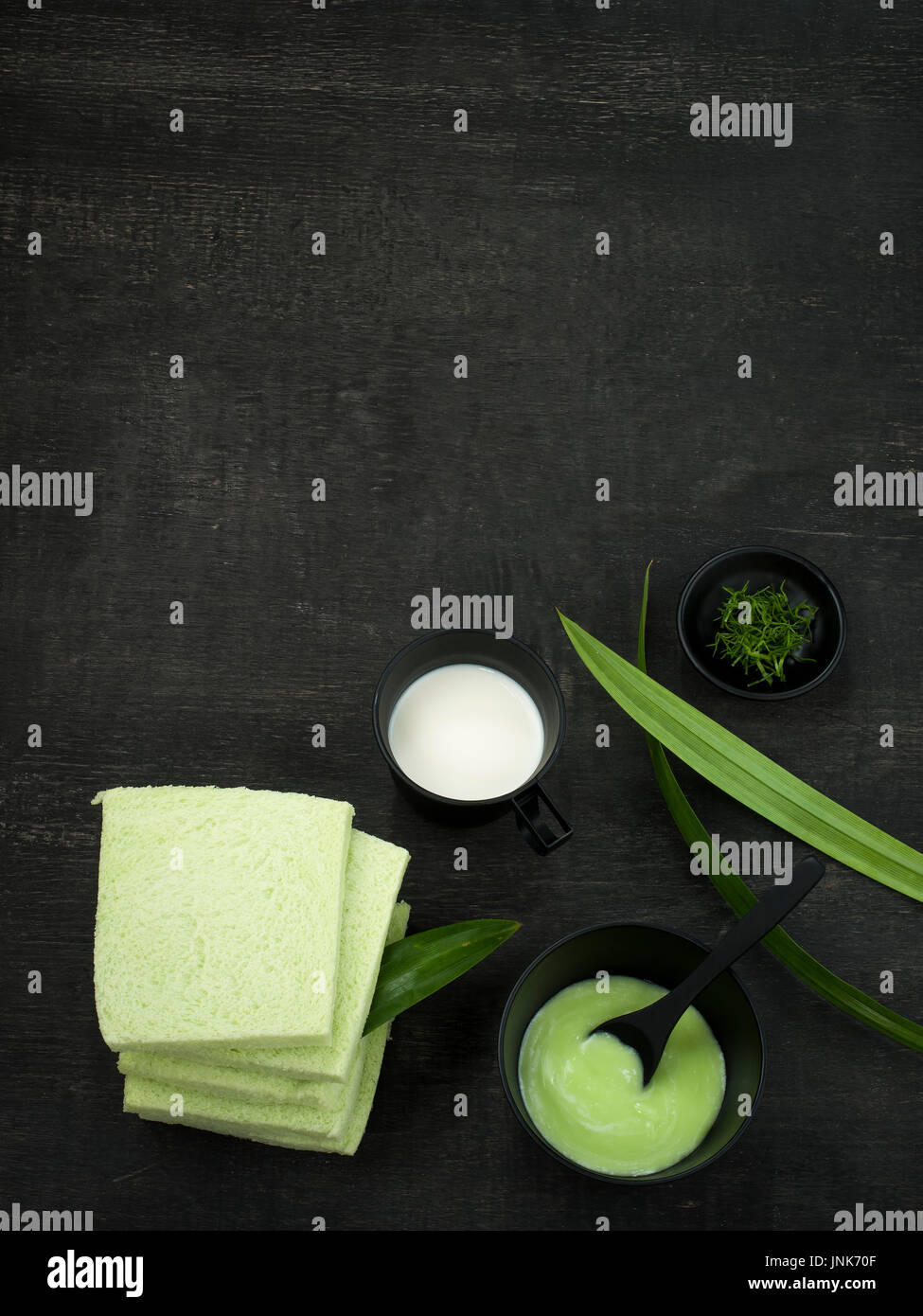 Foglie di pandanus mescolatori di prodotto alimentare per la cura di un sano stile di vita Foto Stock