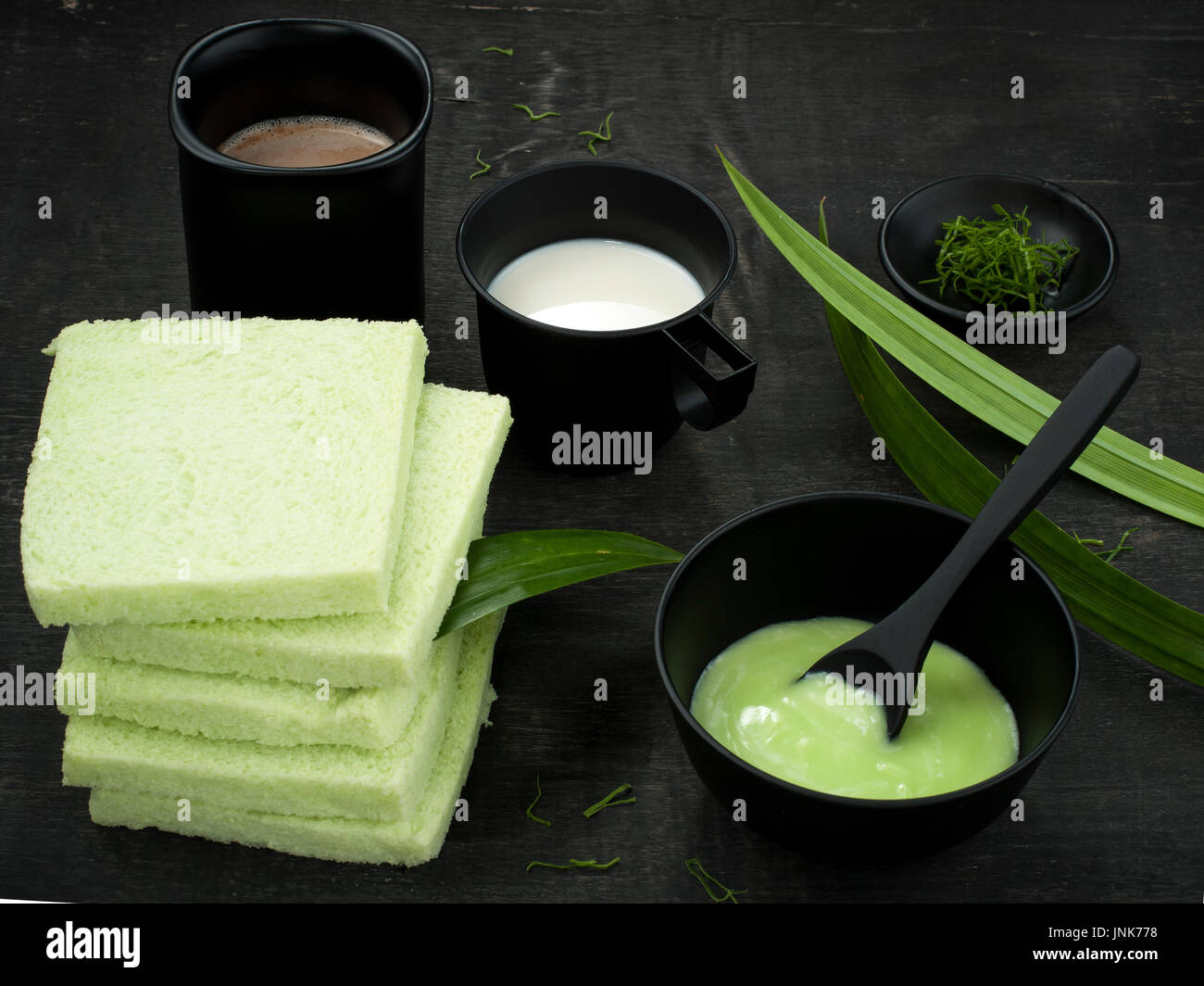 Foglie di pandanus mescolatori di prodotto alimentare per la cura di un sano stile di vita Foto Stock