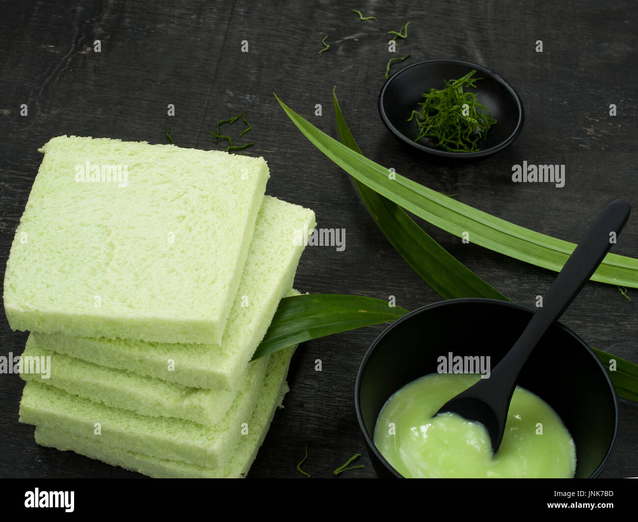 Foglie di pandanus mescolatori di prodotto alimentare per la cura di un sano stile di vita Foto Stock