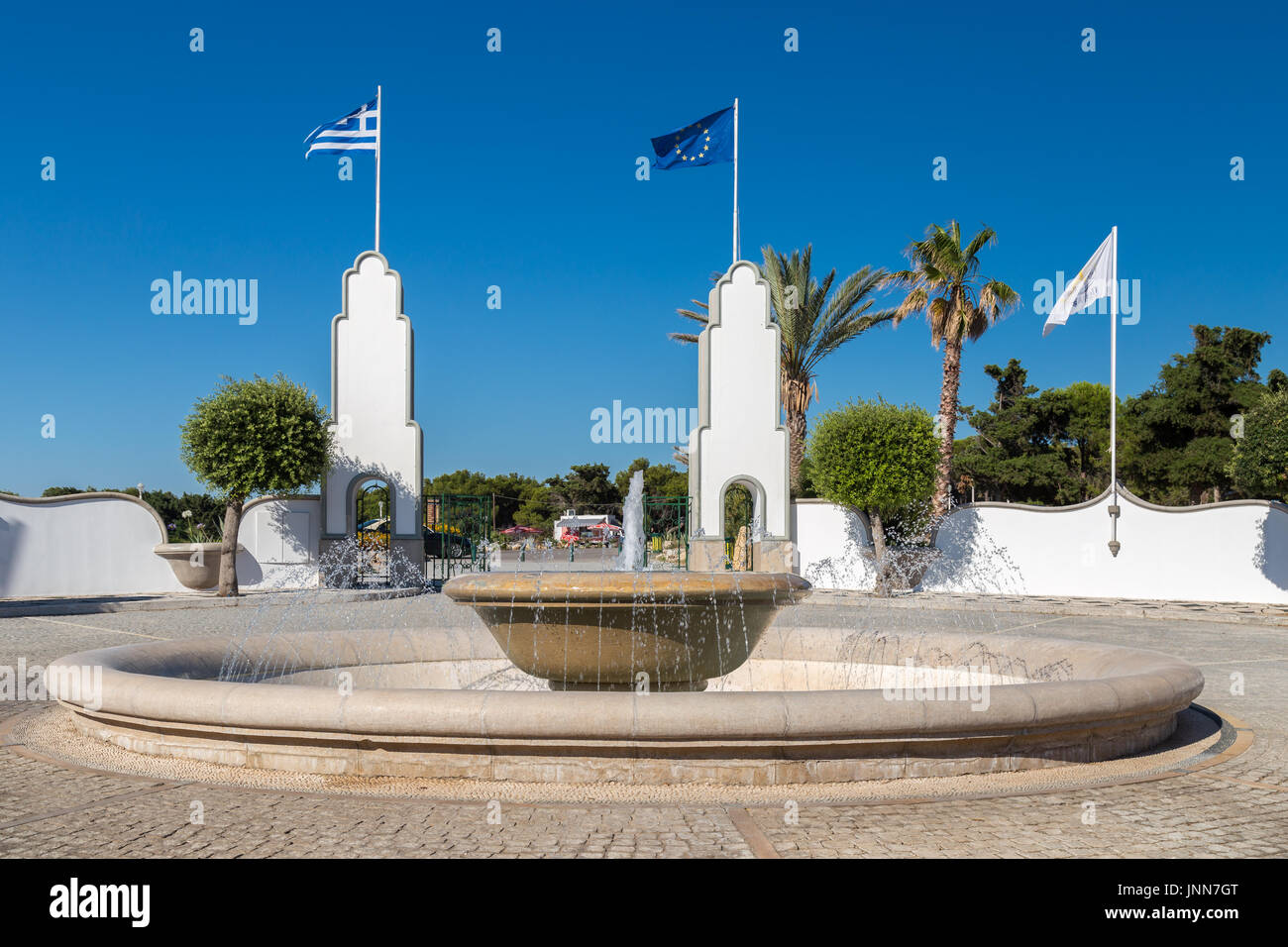 Terme di Kallithea, Isola di Rodi, Grecia Foto Stock