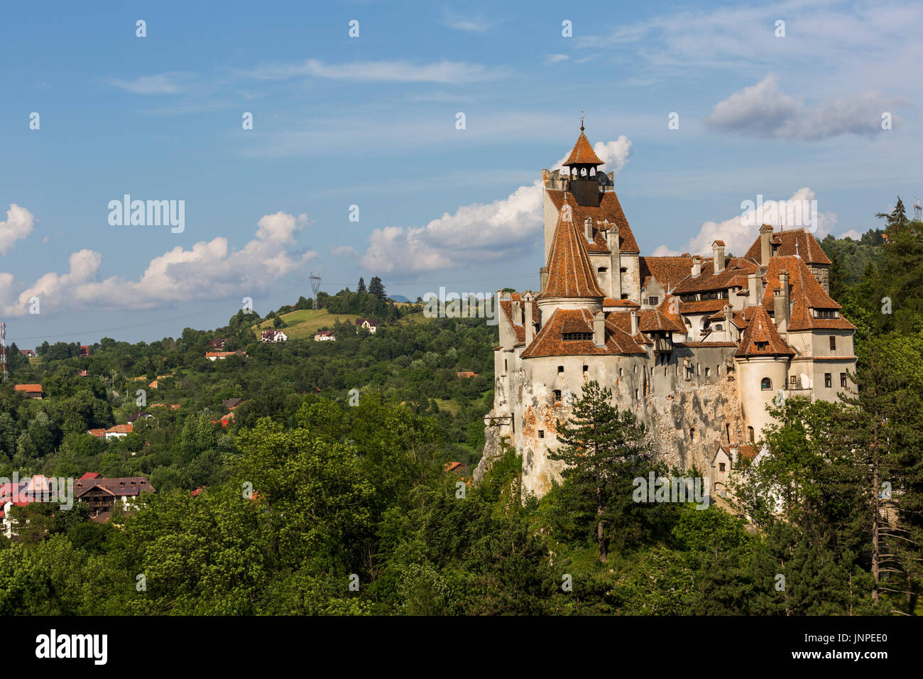 Il Castello di Dracula nella crusca Foto Stock