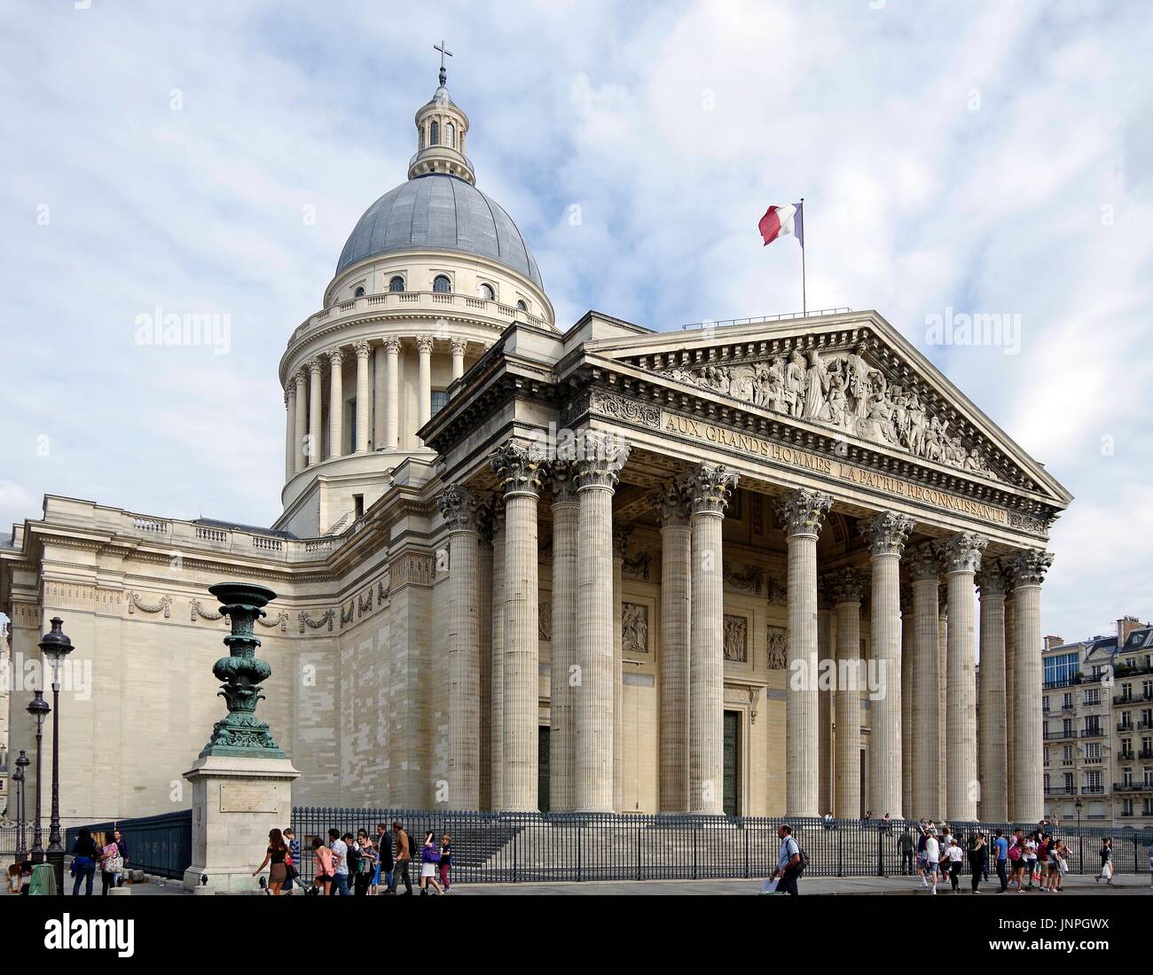 Parigi, Francia, Panthéon, nel quartiere latino di Parigi, originariamente una chiesa dedicata a Ste GENEVIEVE, Foto Stock