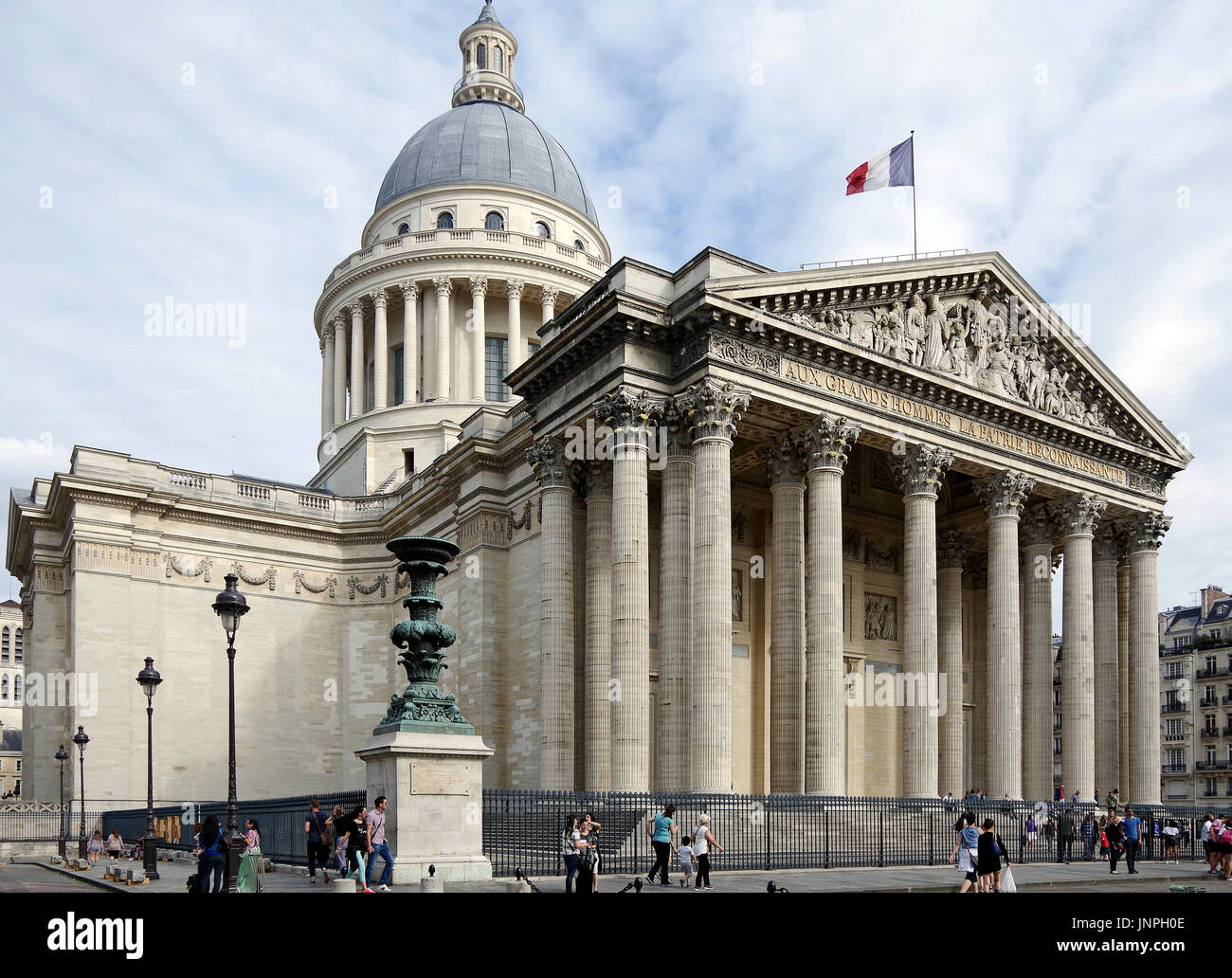 Parigi, Francia, Panthéon, nel quartiere latino di Parigi, originariamente una chiesa dedicata a Ste GENEVIEVE, Foto Stock