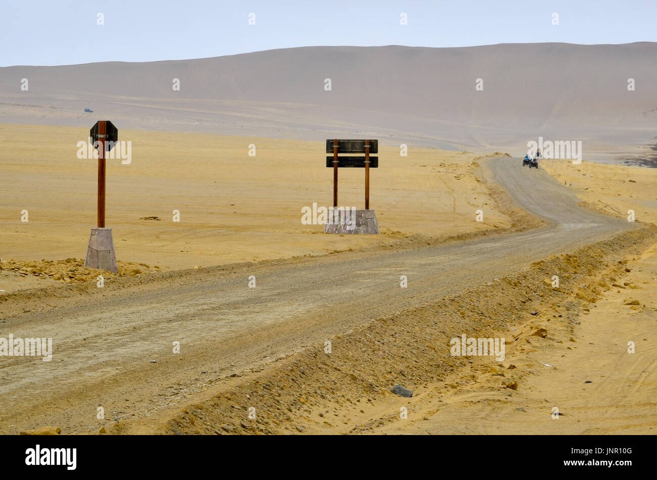 Esplorare il deserto Foto Stock