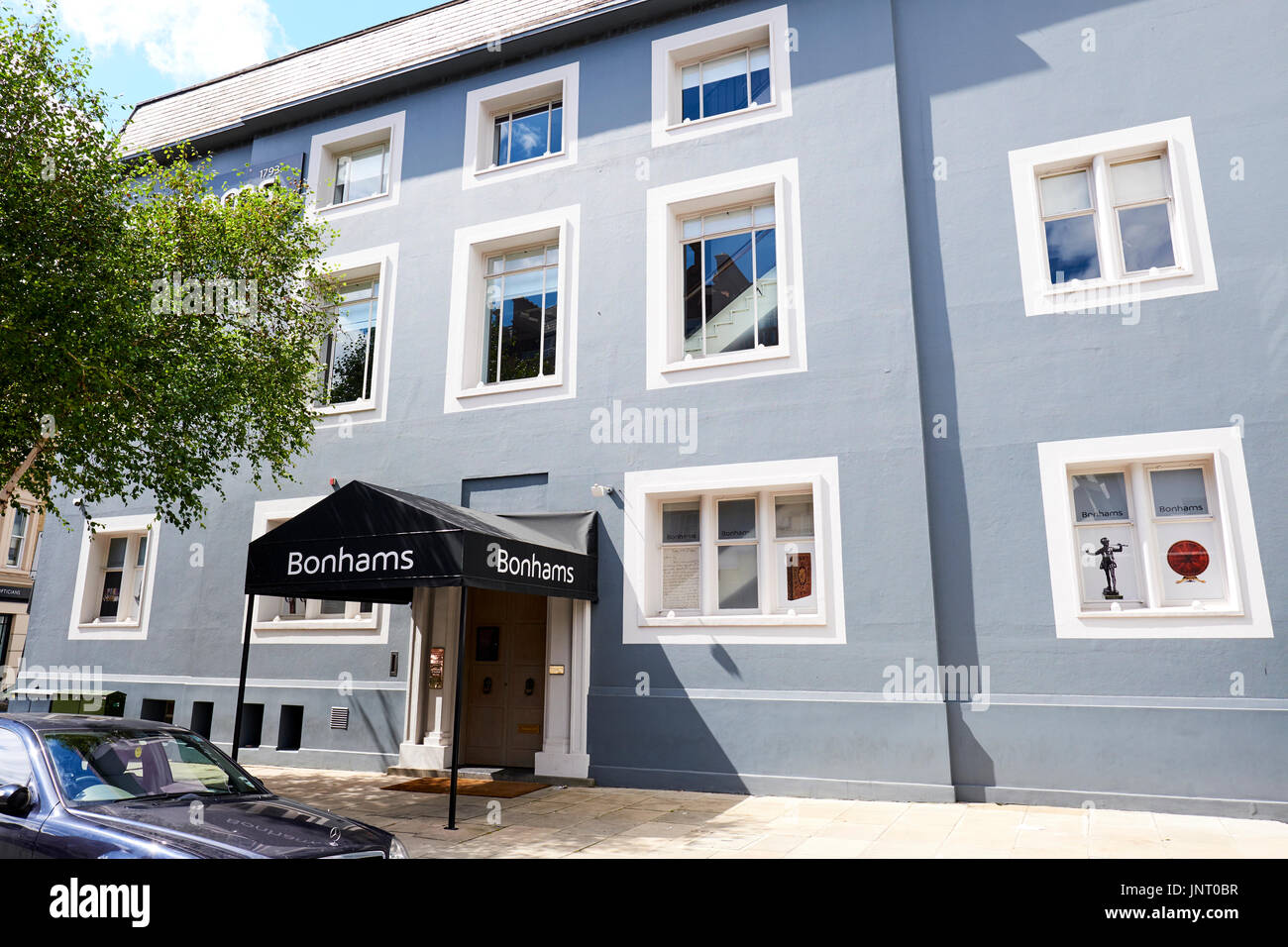 Bonhams Auction House, Montpelier Street, Knightsbridge, Londra, Regno Unito Foto Stock