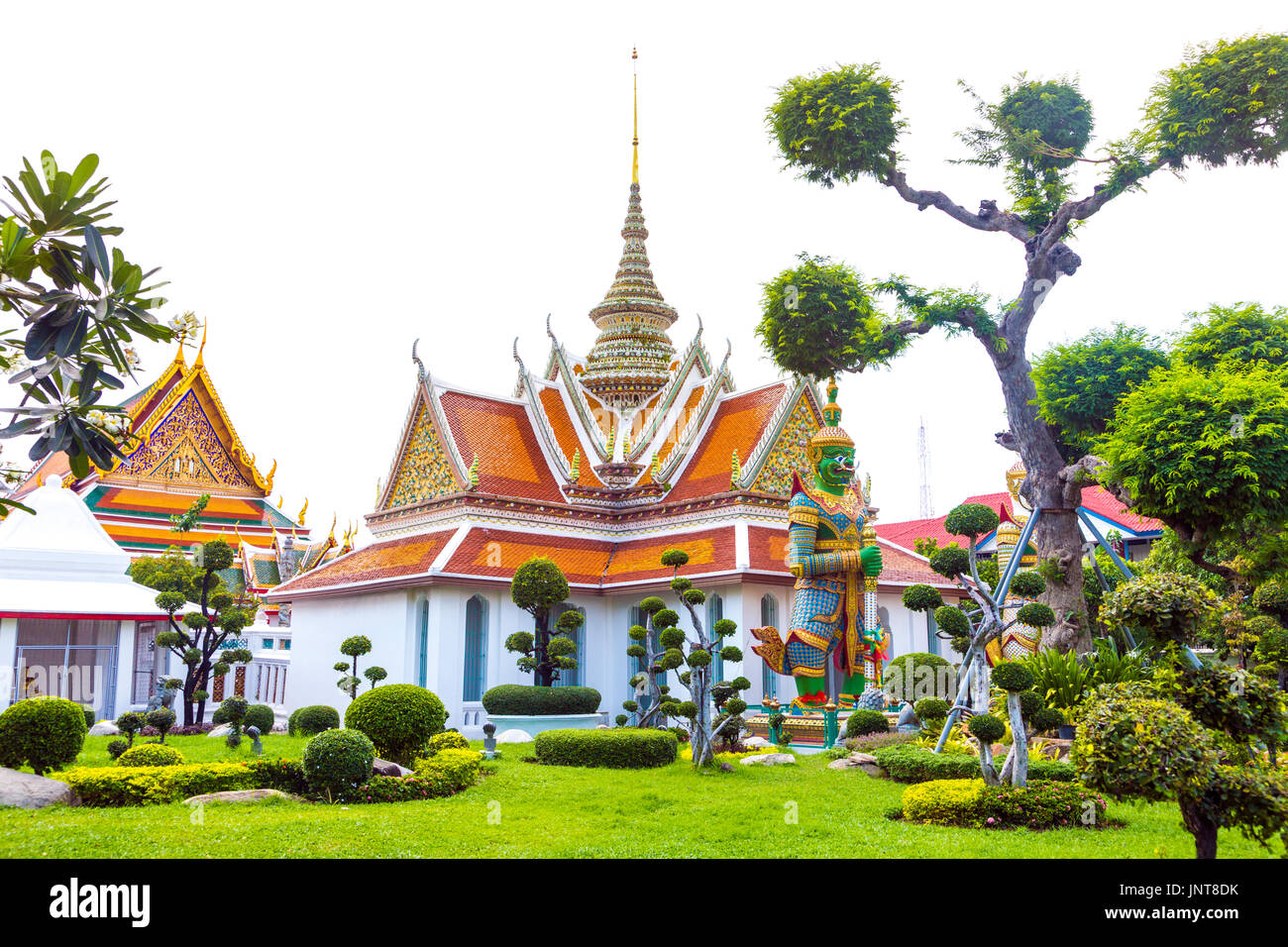 Wat Arun (Tempio di Dawn) a Bangkok, in Thailandia Foto Stock