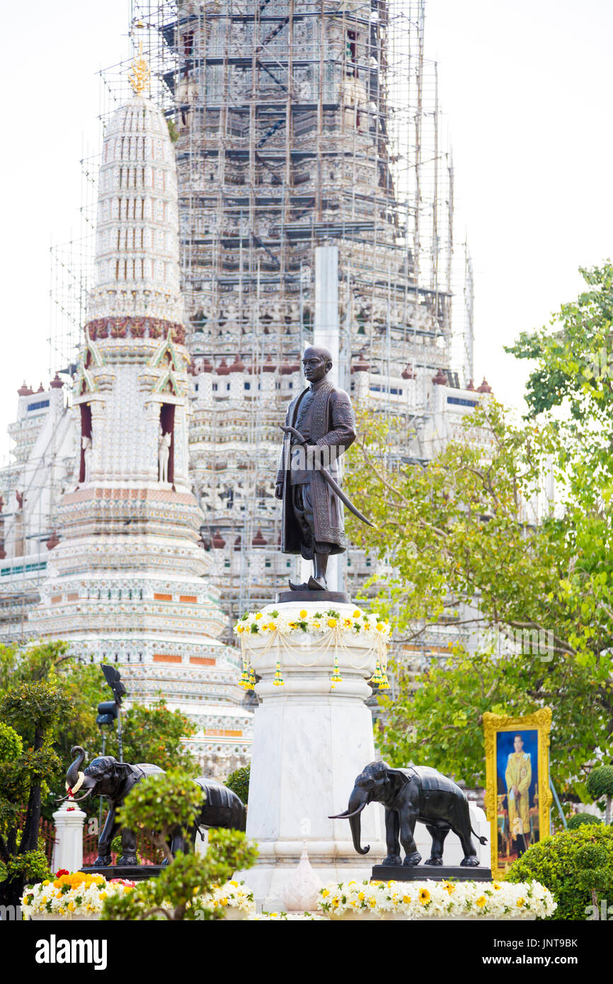 Wat Arun (Tempio di Dawn) a Bangkok, in Thailandia Foto Stock