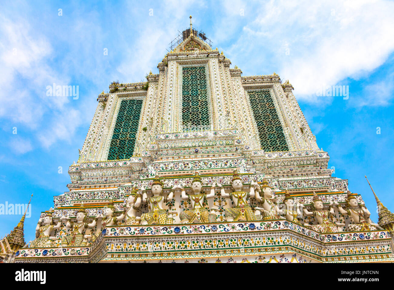 Wat Arun (Tempio di Dawn) a Bangkok, in Thailandia Foto Stock