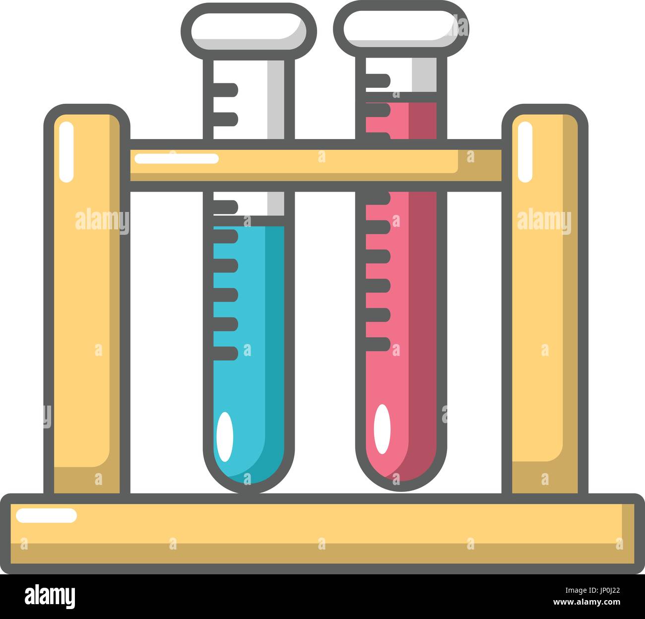 Blood test tubes icon cartoon immagini e fotografie stock ad alta ...