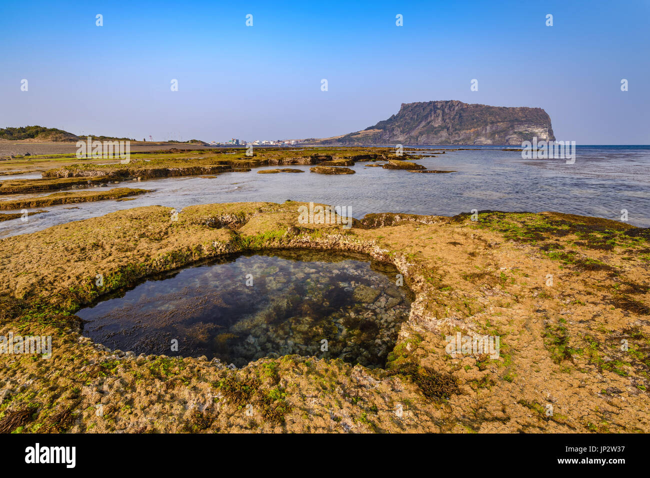 Jeju-Do Seongsan Ilchulbong, Jeju Island, Corea del Sud Foto Stock