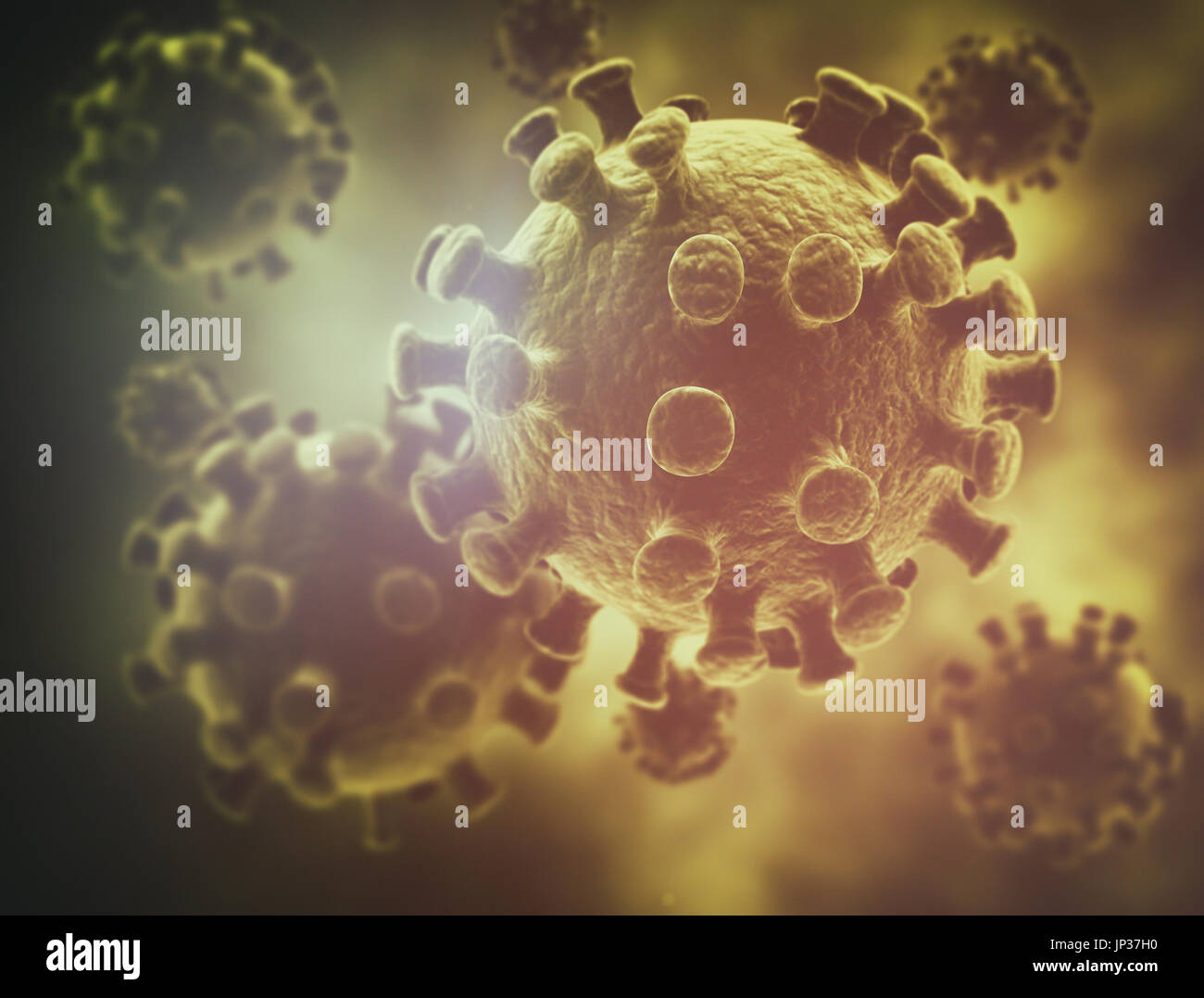 Celle di virus di scienza e medicina sfondo Foto Stock