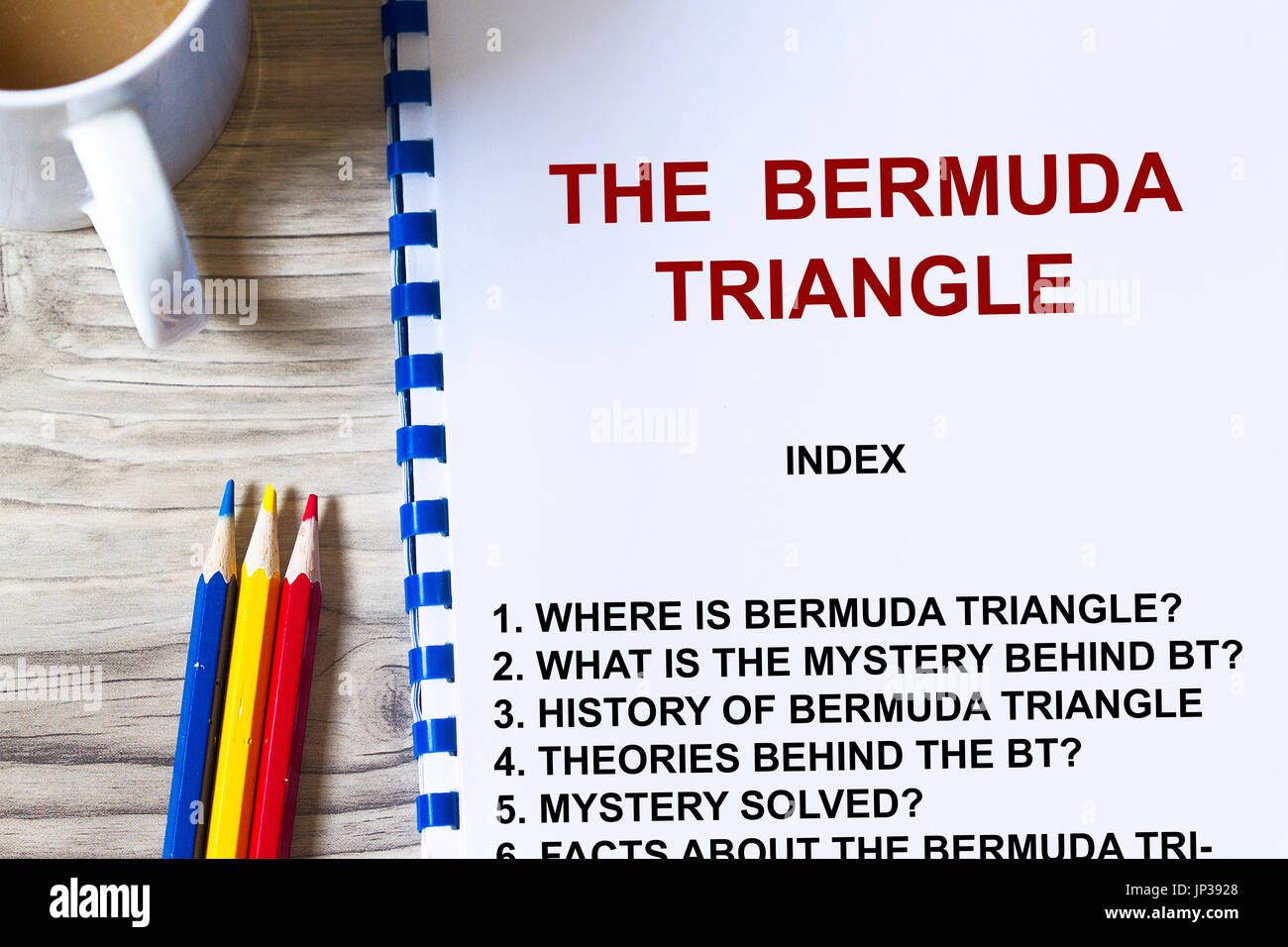 Triangolo delle Bermuda Foto Stock