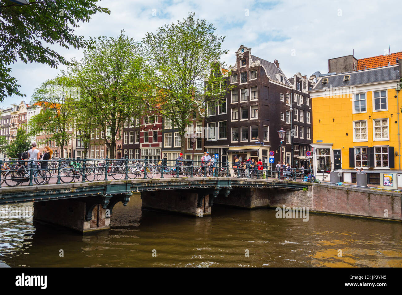 I Ponti sul thze canali di Amsterdam - AMSTERDAM - OLANDA Foto Stock