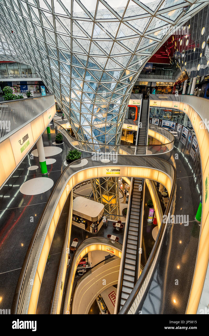 MyZeil shopping centre in Frankfurt am Main Foto Stock