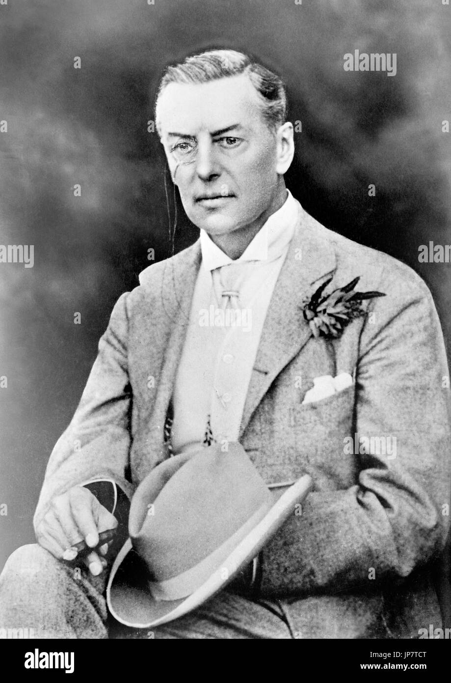 Joseph Chamberlain (1836-1914), Fotografia del politico britannico nel 1909. Foto Stock