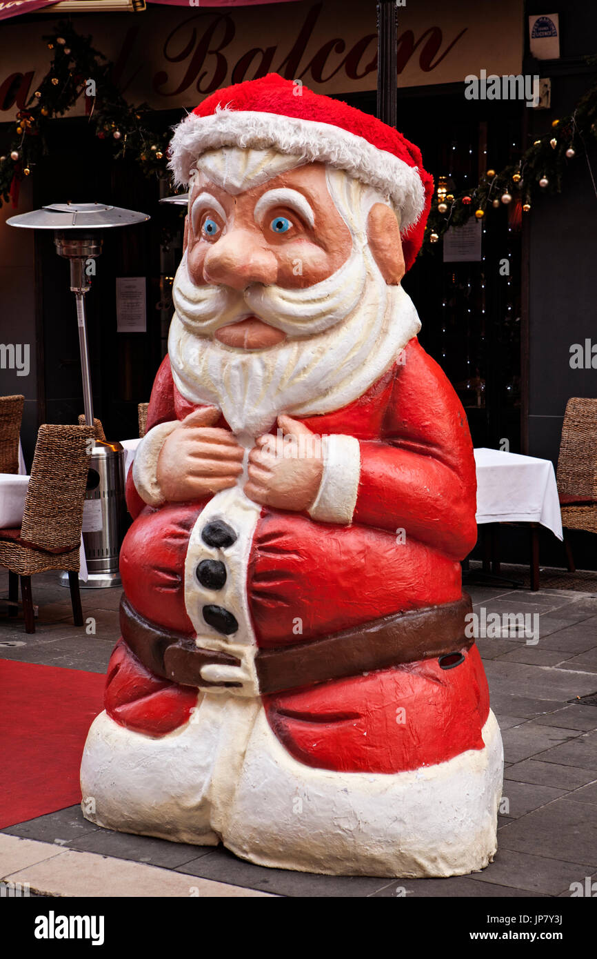 Statua di Santa Claus in Nizza Francia Foto Stock