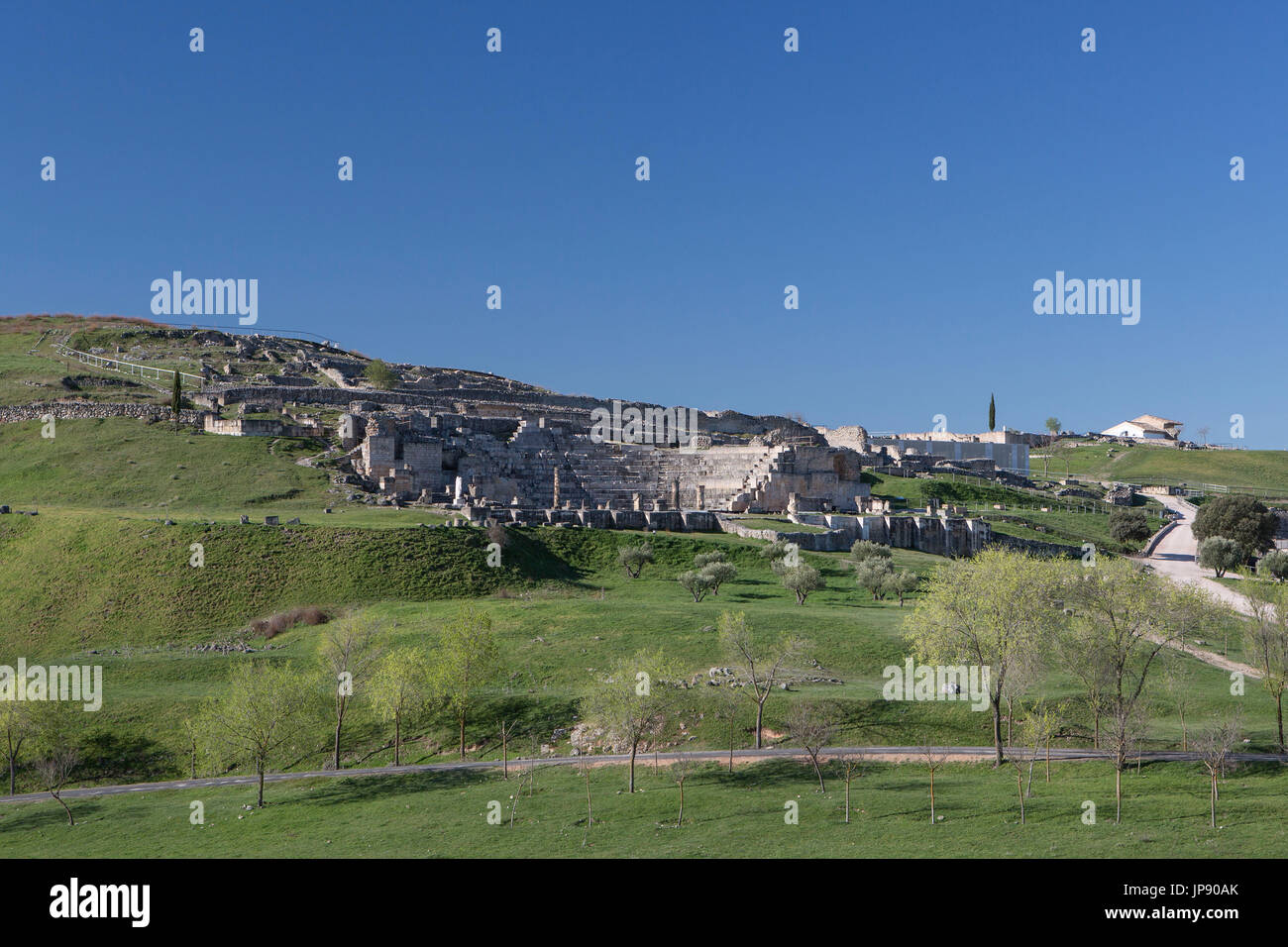 Spagna, Provincia Cuenca, le rovine romane della città Segobriga, Foto Stock