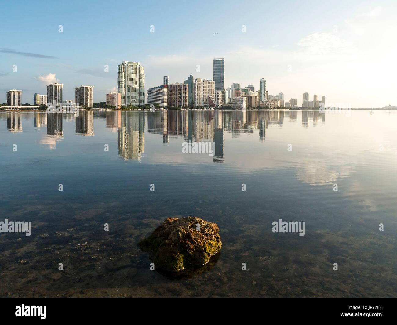 La Baia di Biscayne, Miami, Florida, Stati Uniti d'America Foto Stock
