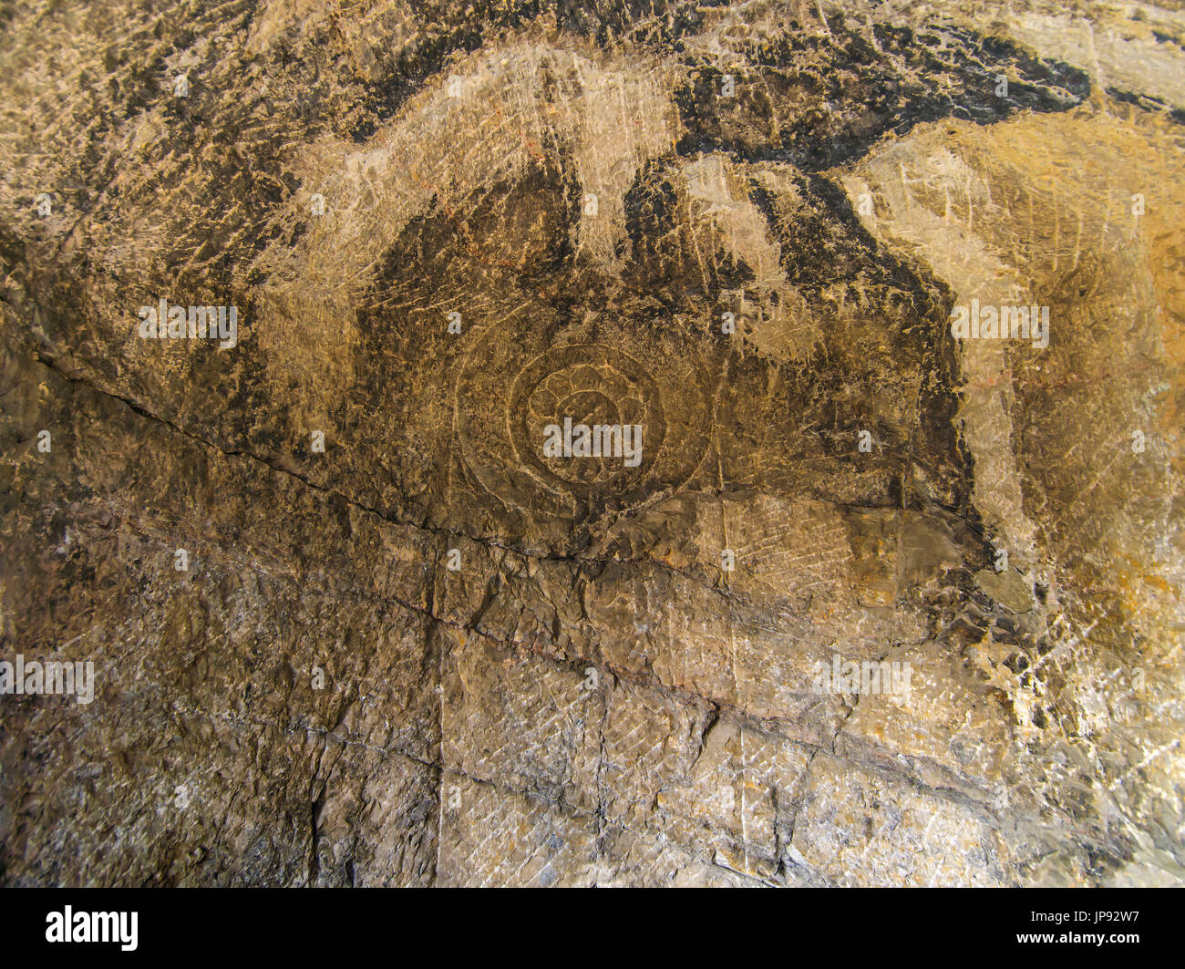 Le Grotte di Longmen, Luoyang, Cina Foto Stock