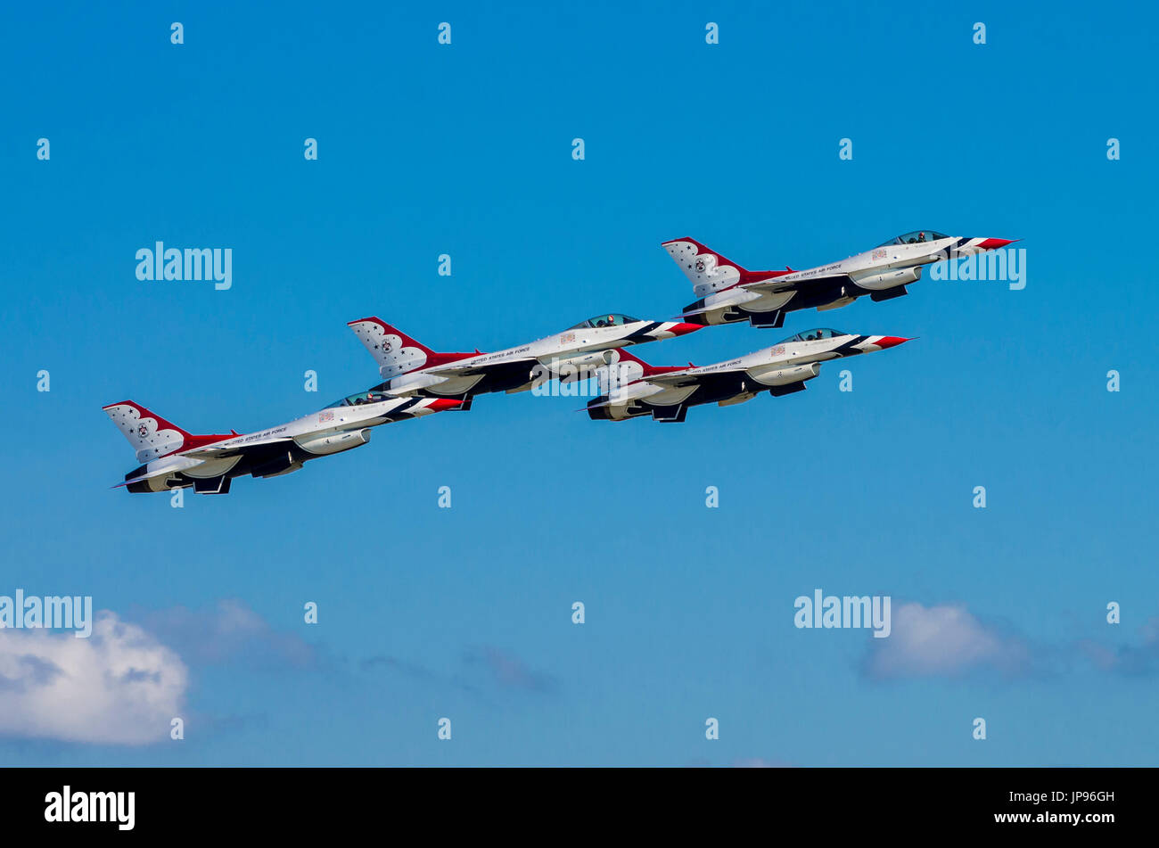 "Thunderbirds", US Air Force team acrobatico, Foto Stock