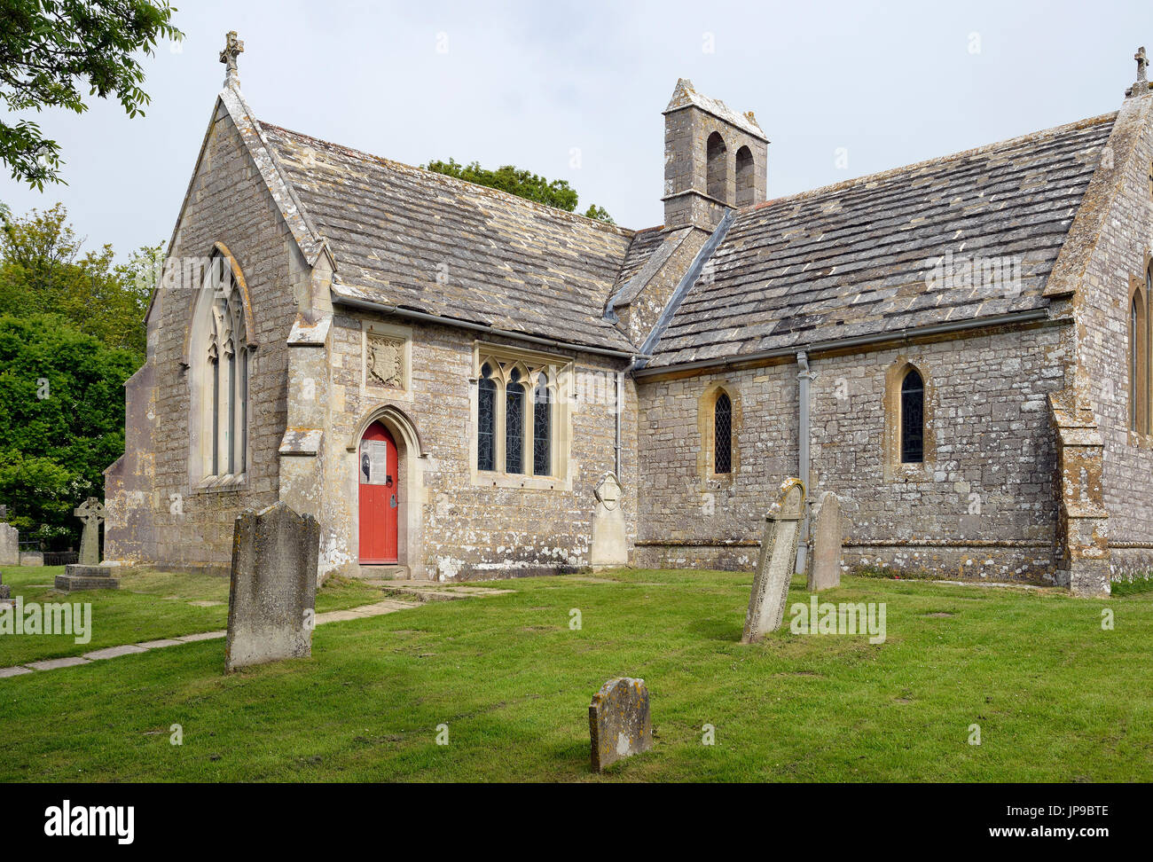 Xiii secolo la chiesa di Saint Mary, Tyneham, Dorset Tyneham è stato sequestrato da guerra ufficio n 1943 per addestramento militare e non è mai stato restituito alla v Foto Stock