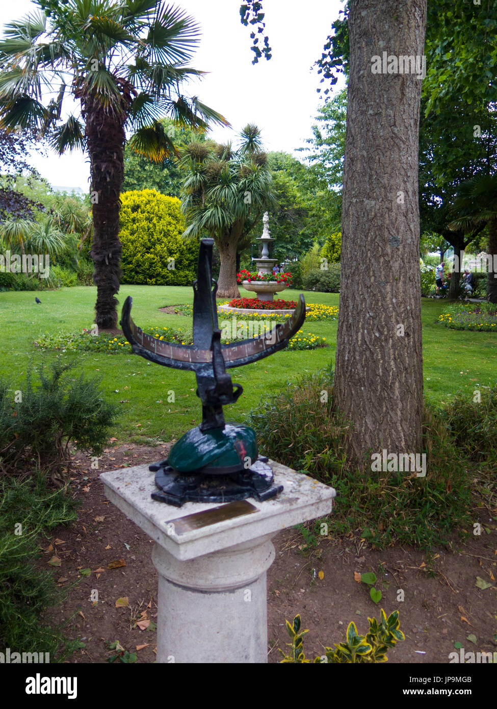 Royal Avenue Gardens Dartmouth Foto Stock