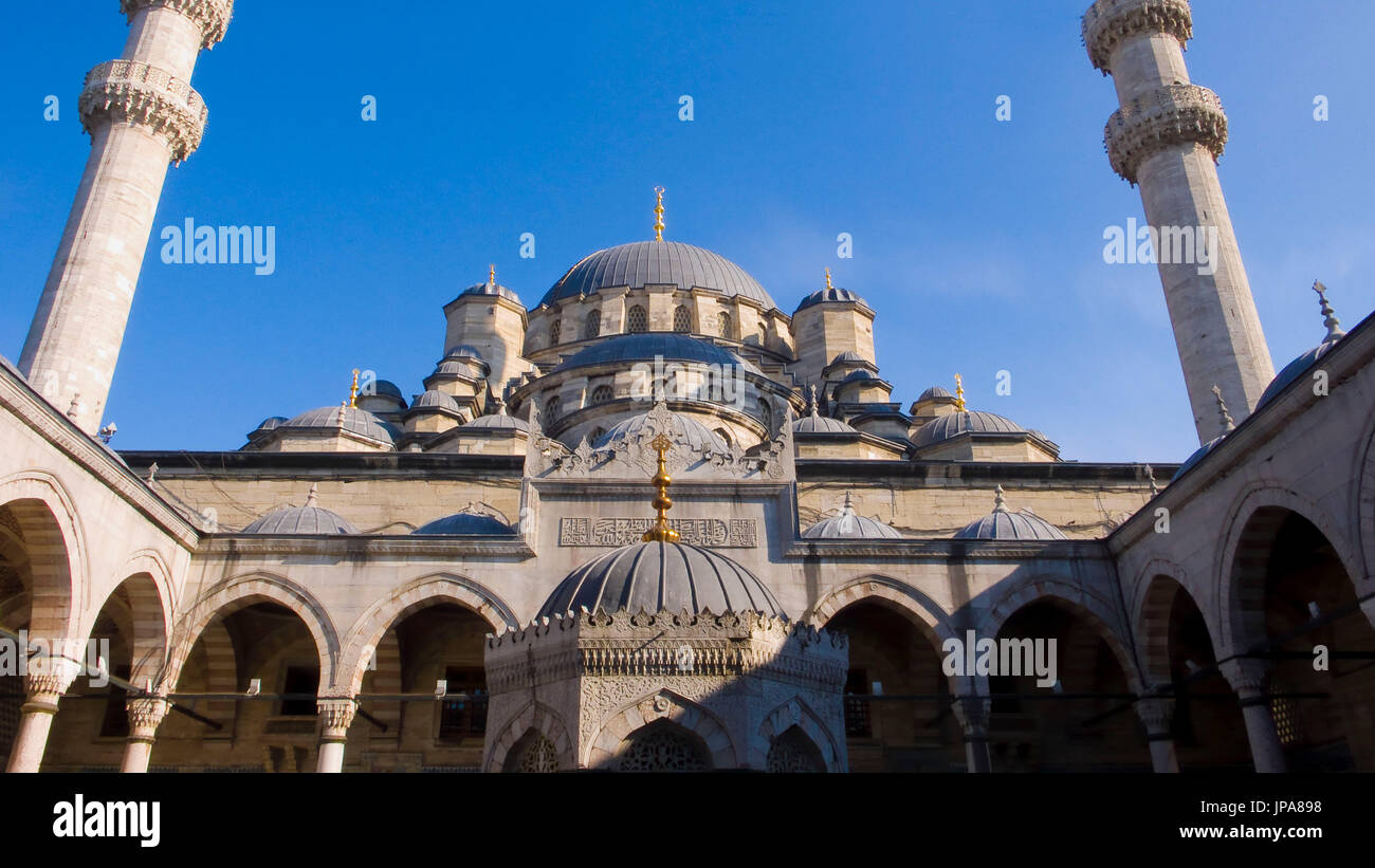 Nuova Moschea (Yeni Camii) Istanbul, Turchia Foto Stock