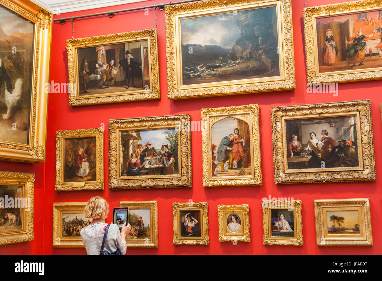 Inghilterra, London, Victoria e Albert Museum, la collezione di dipinti Foto Stock