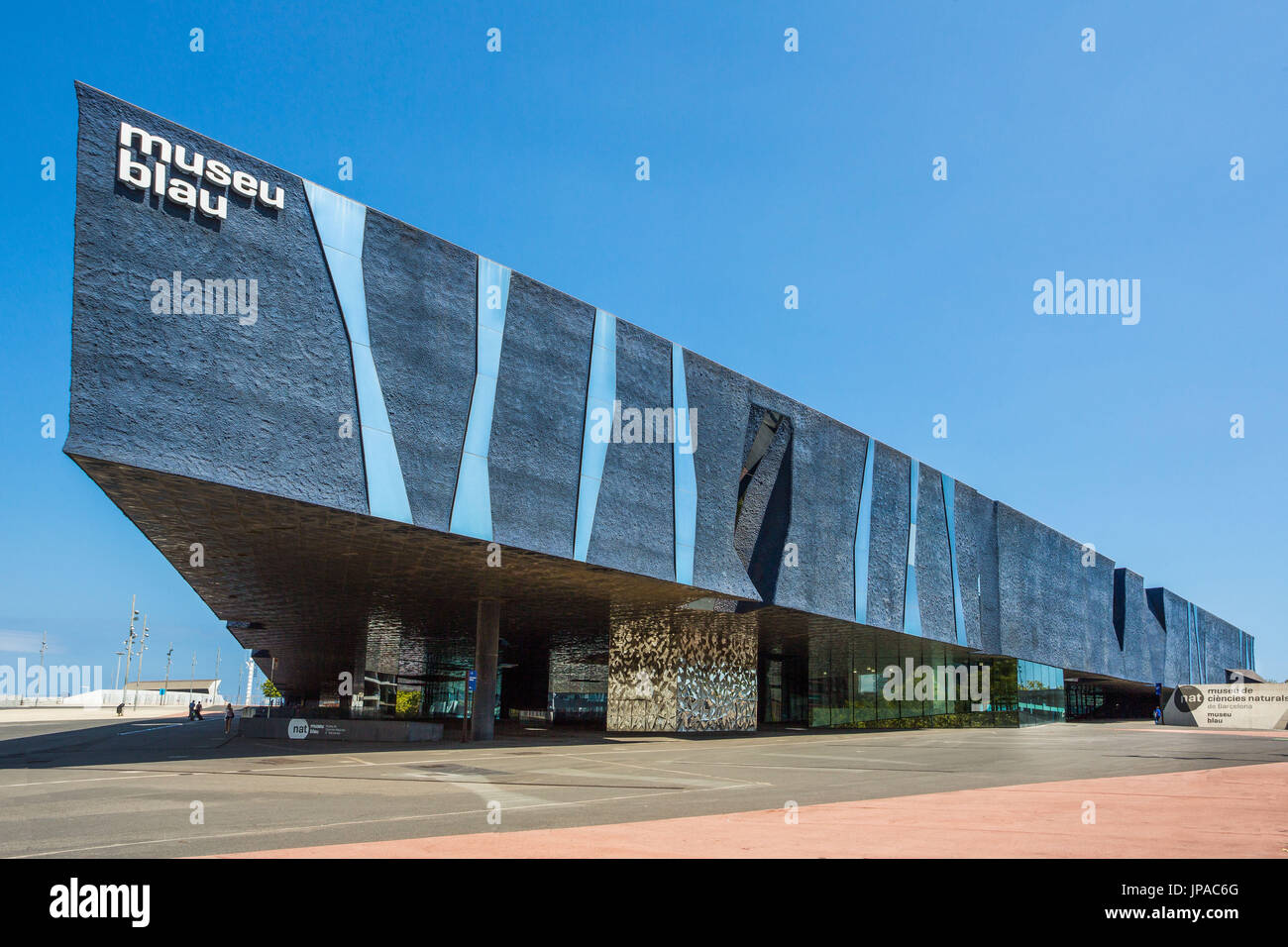 In Spagna, in Catalogna, la città di Barcellona e Forum Building, Blue Museum Foto Stock