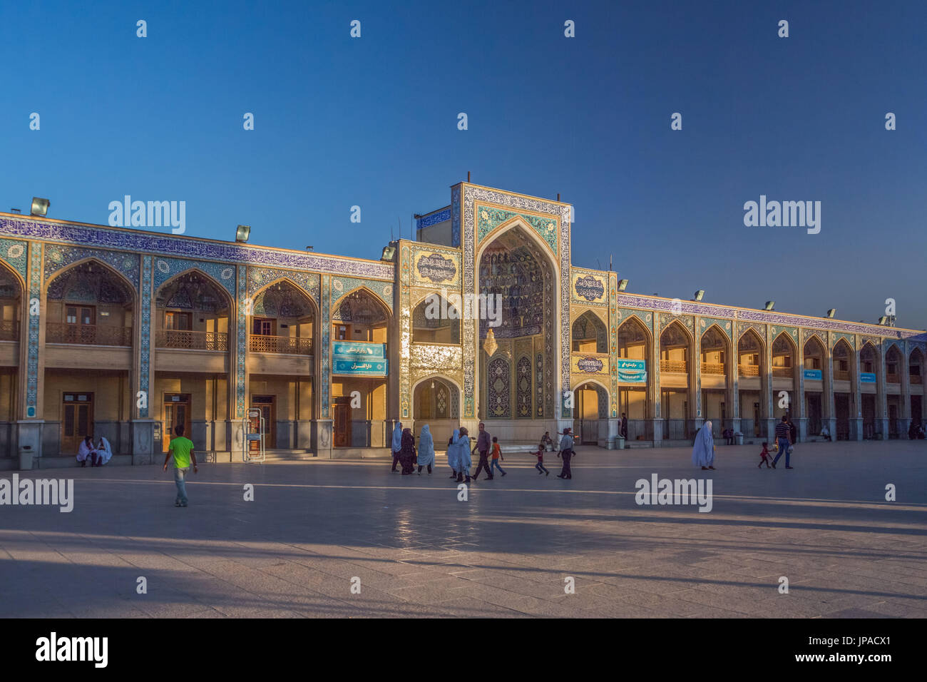 Iran, Shiraz City, Shah-e Cheragh Santuario Foto Stock