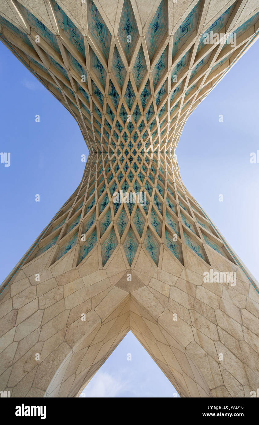 Iran Teheran Città, Azadi Tower (Borj-e Azadi), Foto Stock