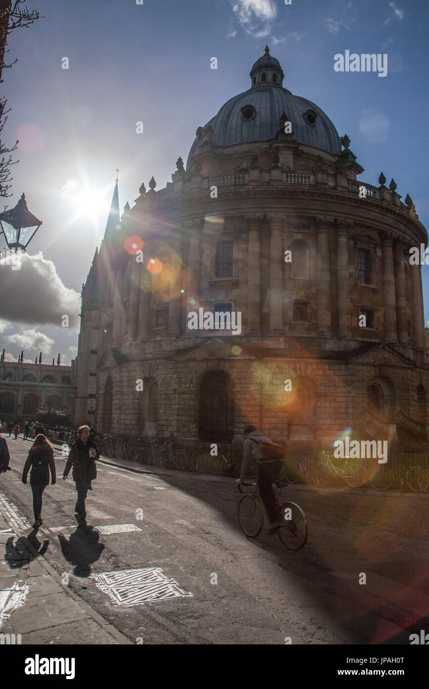Radcliffe Camera, parte della biblioteca Bodleian, Università di Oxford, Oxfordshire, Inghilterra, Gran Bretagna Foto Stock