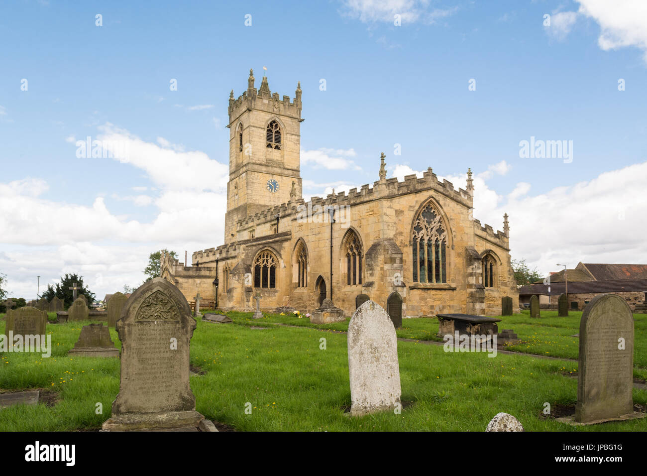 La Chiesa di San Pietro, Barnburgh, Doncaster, South Yorkshire, Inghilterra, Regno Unito Foto Stock