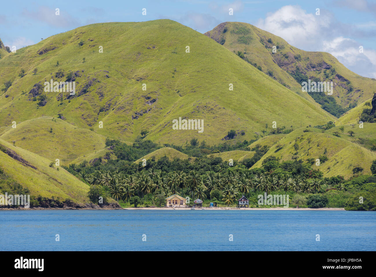 Paradise Island, paradiso, Pulau Kukusan, Indonesia, Isole Flores Foto Stock