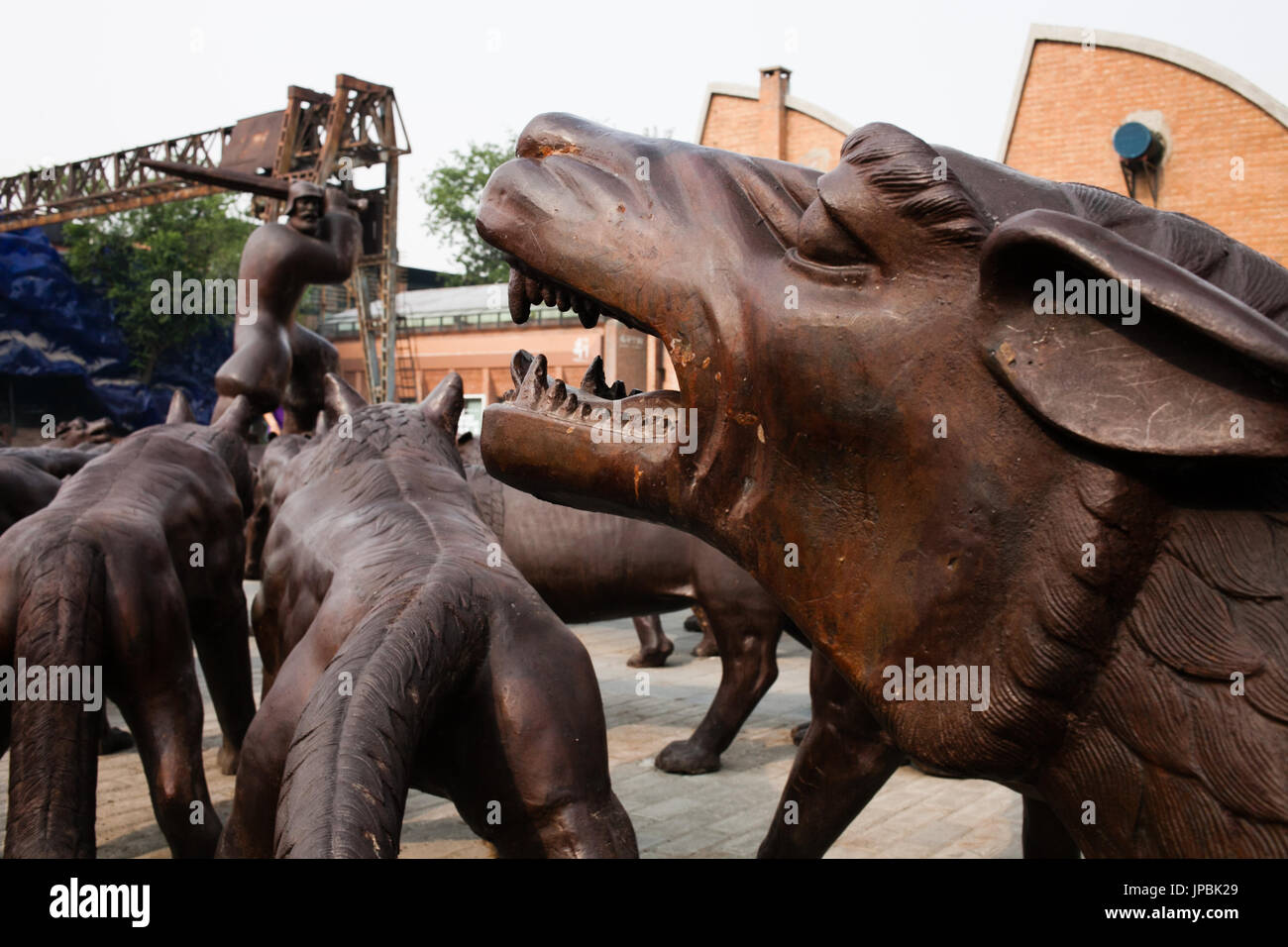 798 Art District, Pechino, Cina Foto Stock