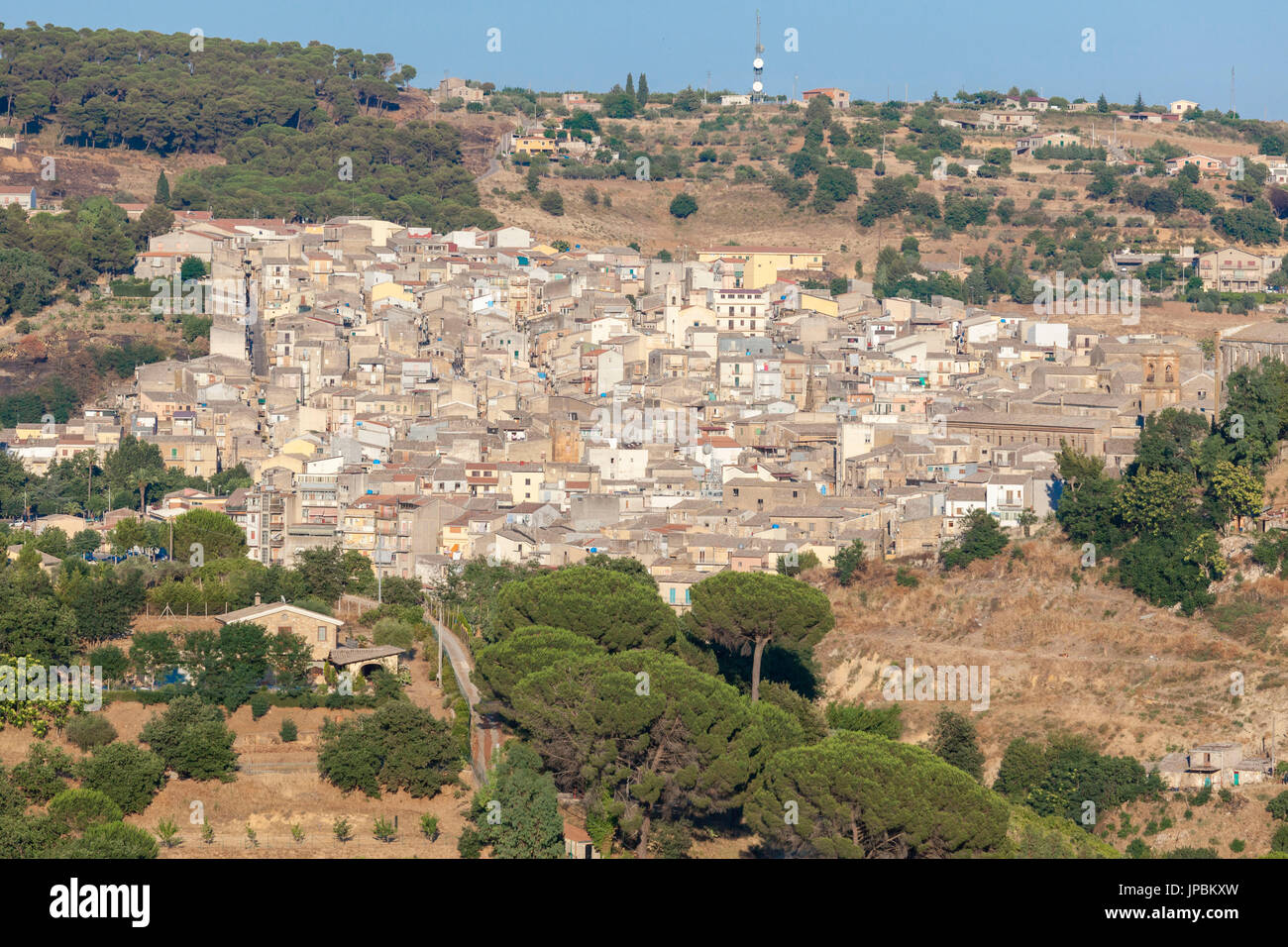 L'antico centro storico barocco di Piazza Armerina Provincia di Enna Sicilia Italia Europa Foto Stock