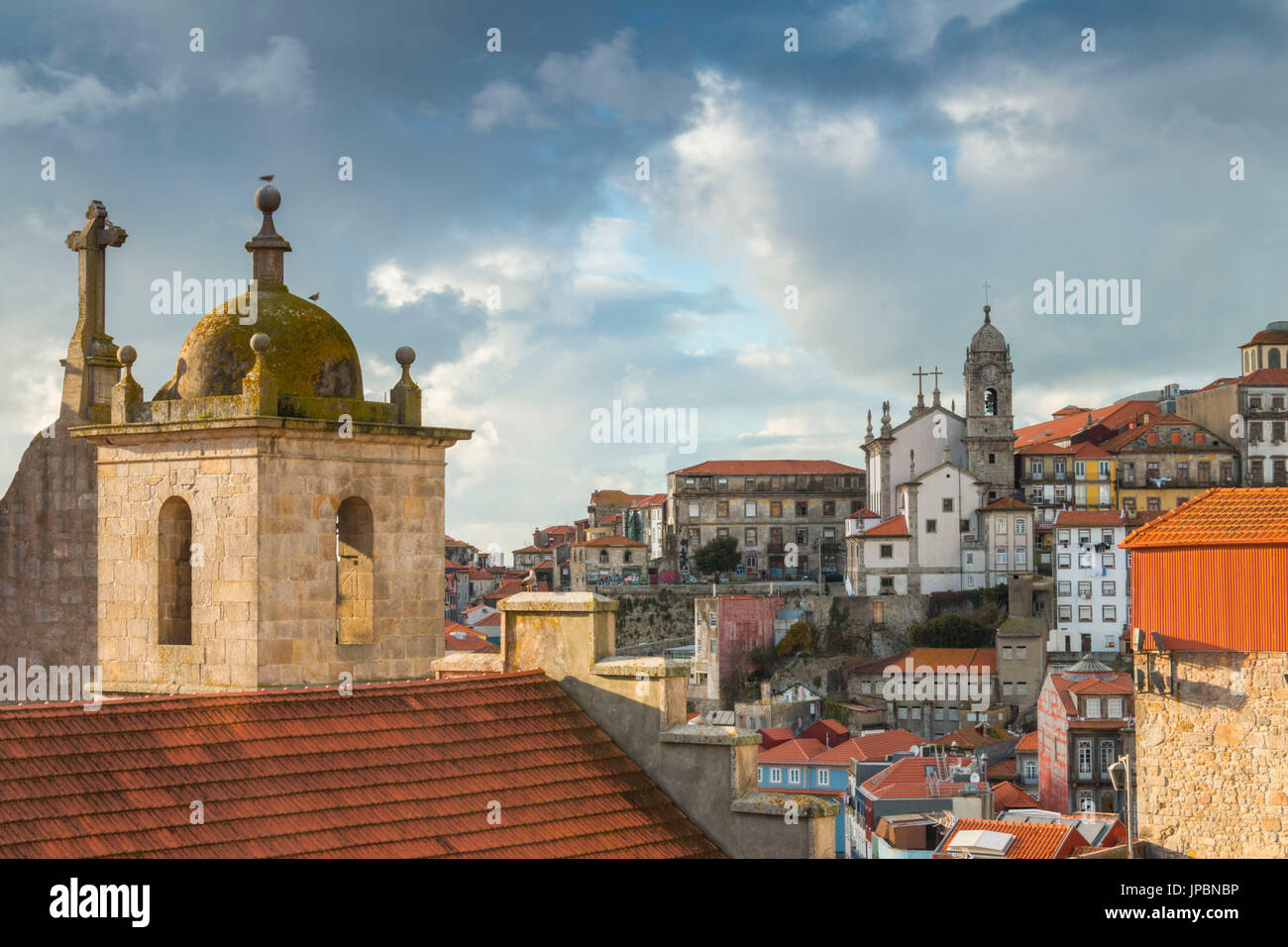 Porto Città vecchia. La città di Oporto, Distretto di Porto, Portogallo, Europa Foto Stock