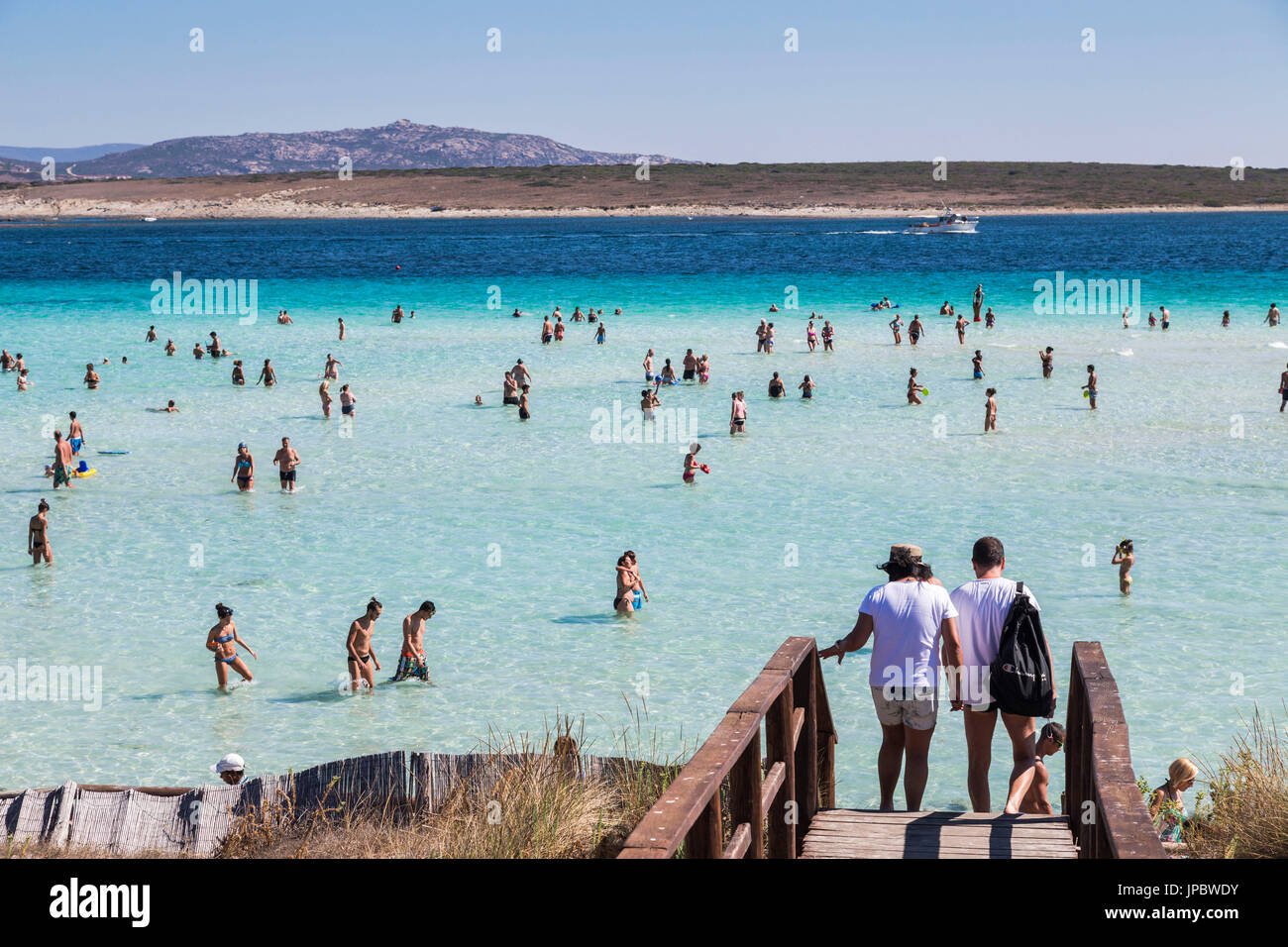 Stintino Italy Bathers Beach Immagini Stintino Italy