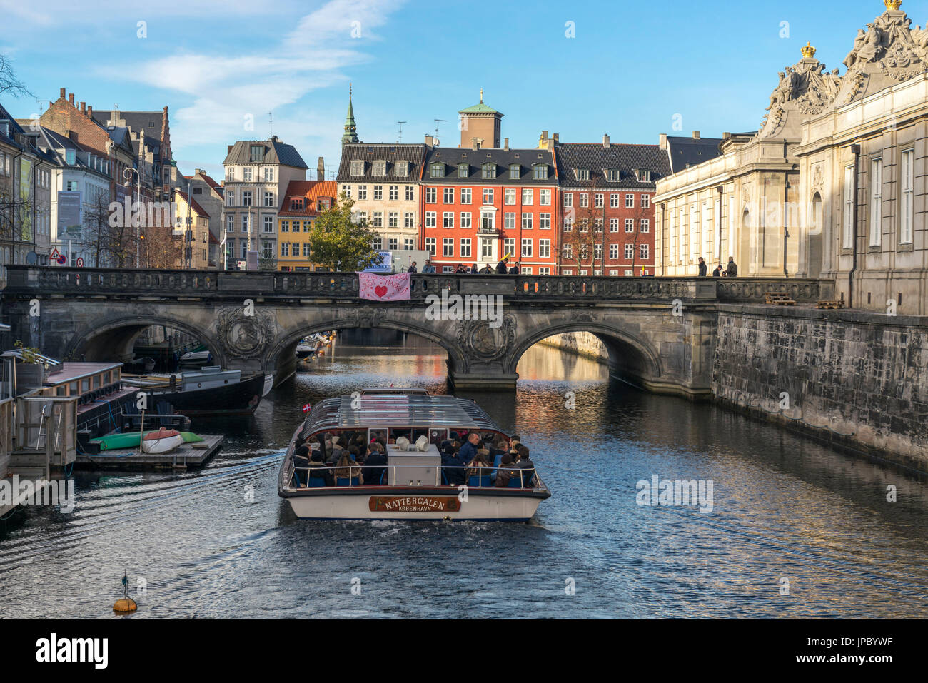 Copenaghen, Hovedstaden, Danimarca, il nord Europa. Caln tipici di Copenhagen Foto Stock
