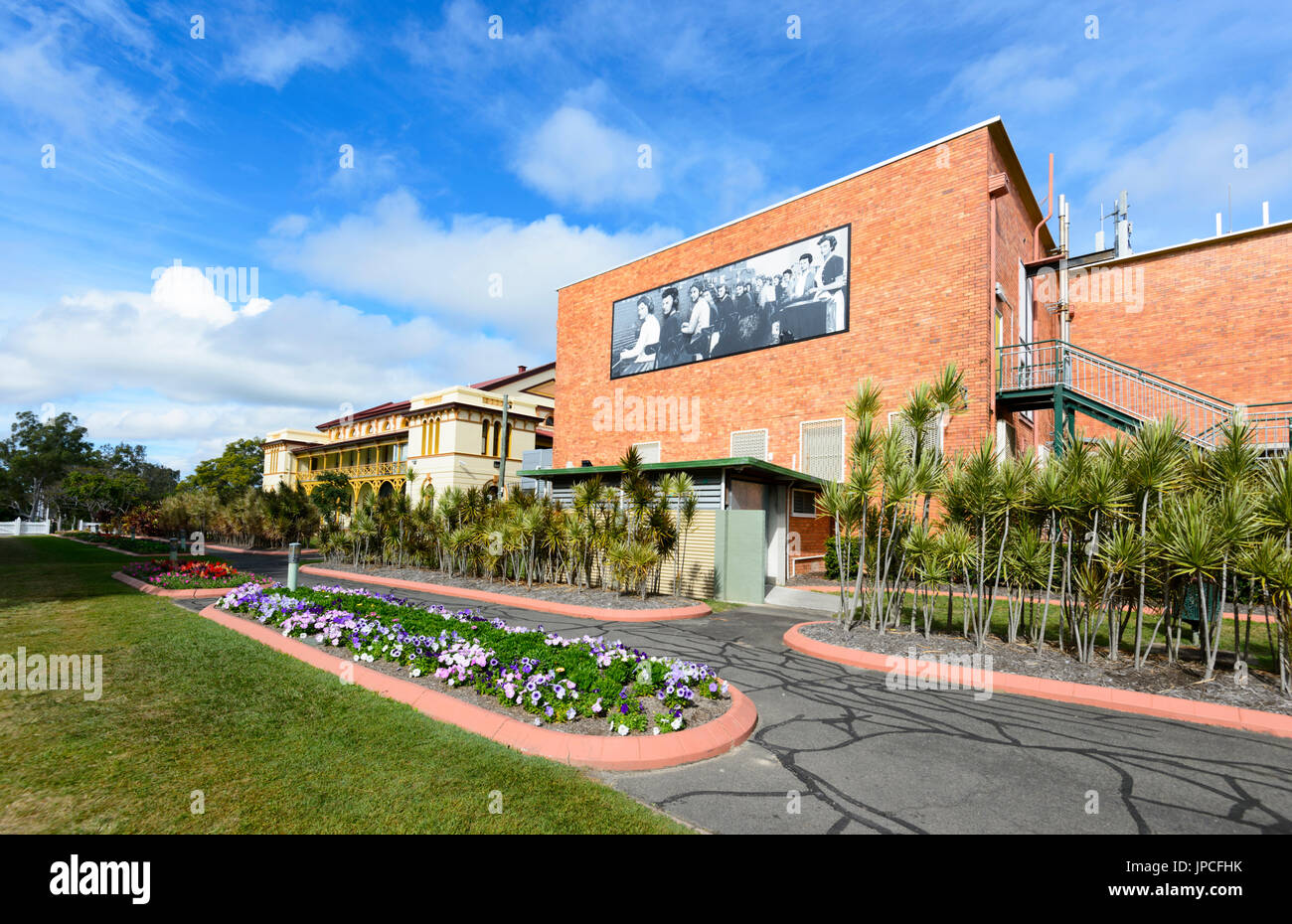 Queen's Park, Patrimonio Precinct, Maryborough, Queensland, QLD, Australia Foto Stock