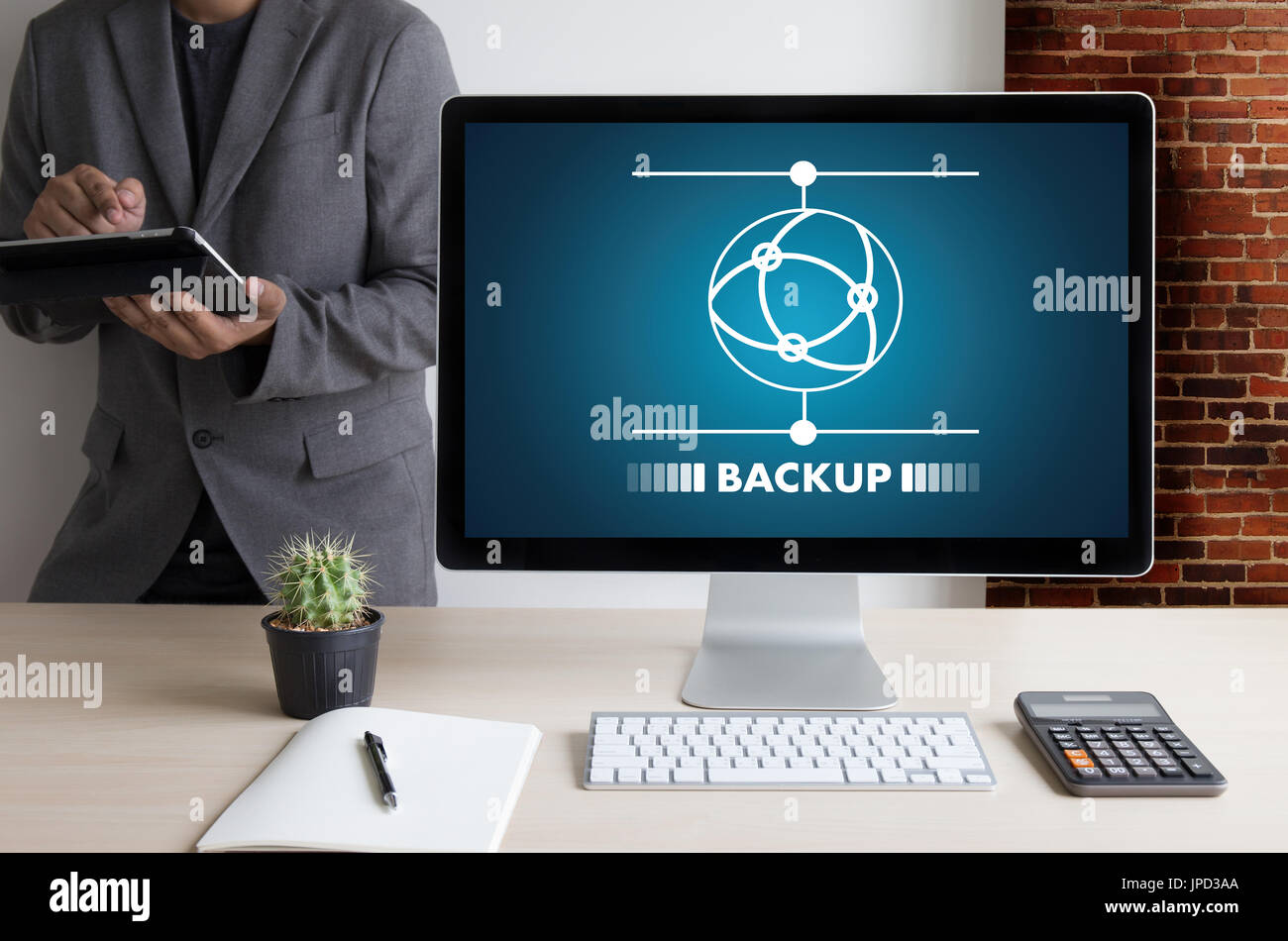 LIVE STREAMING Backup Download di copie di dati di elaborazione dati digitali trasferimento , lo streaming di file di download Foto Stock