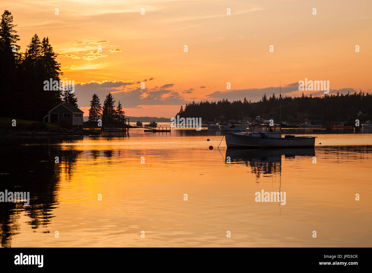 Porto Clyde, Maine, Stati Uniti d'America Foto Stock