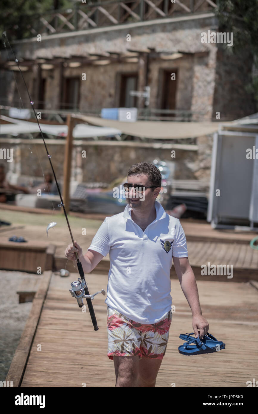 pescatore Foto Stock