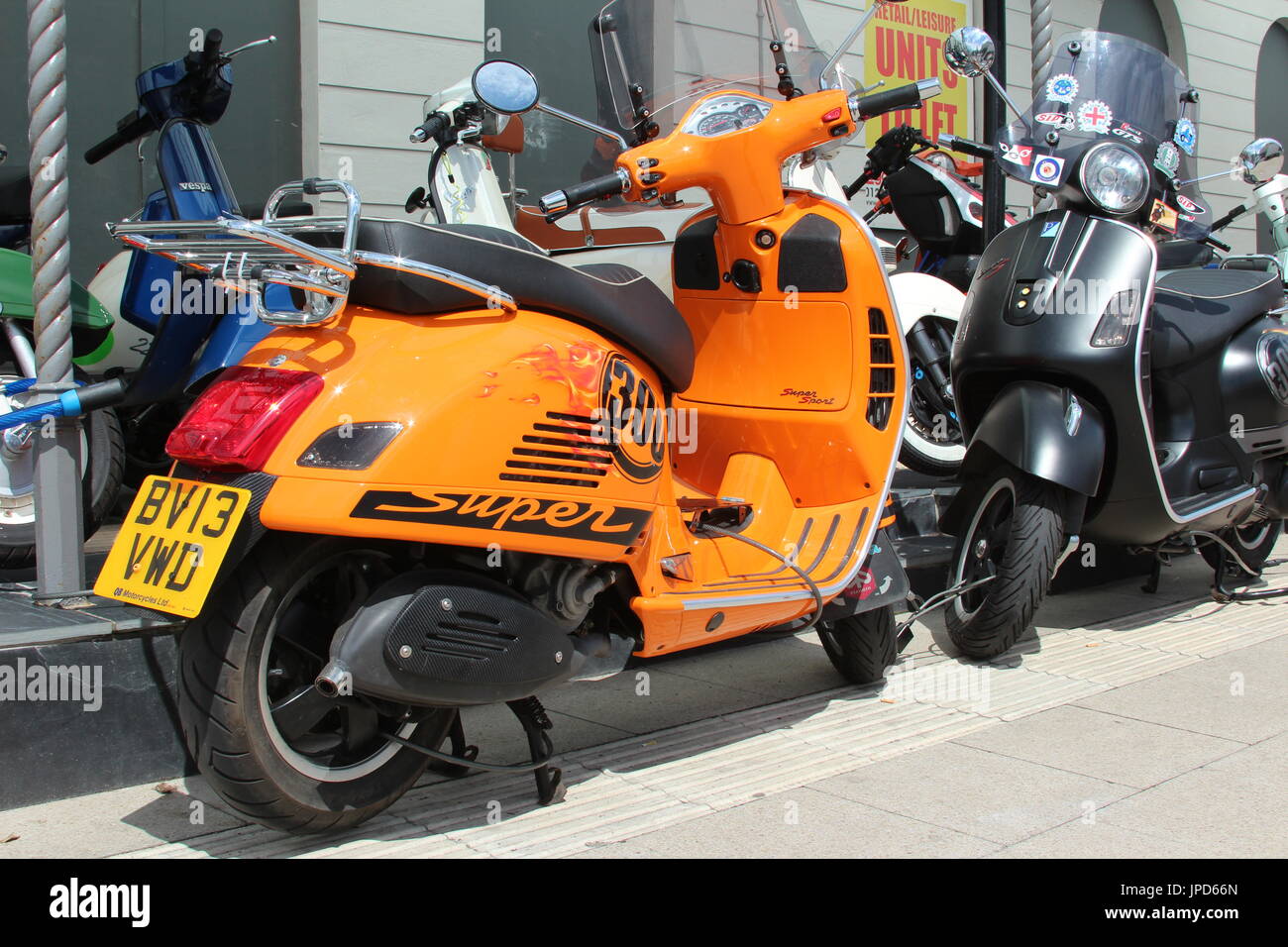 Llandudno scooter rally Foto Stock