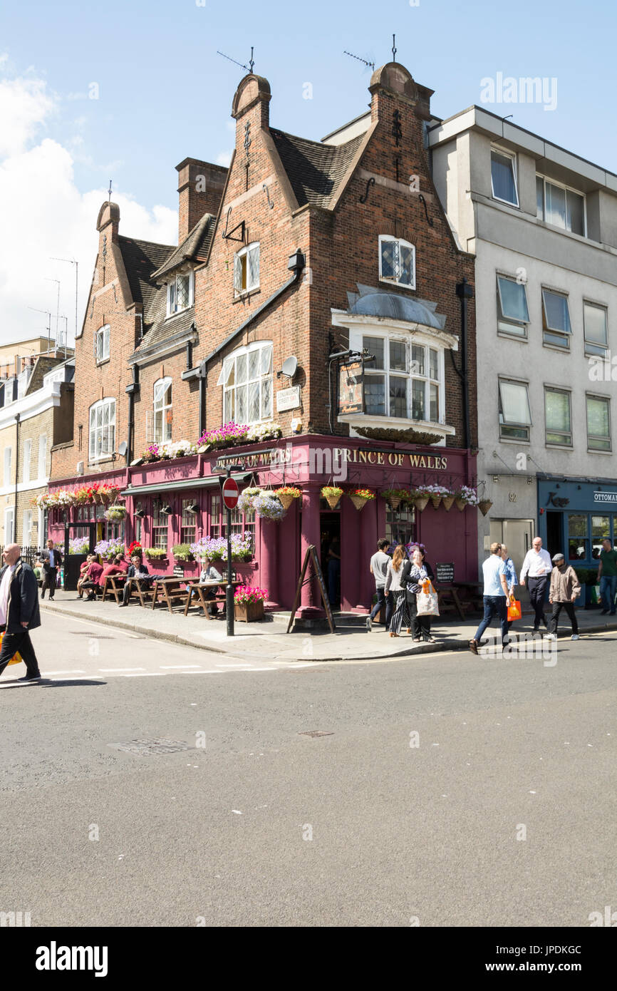 Il Principe di Galles public house su Wilton Road, Pimlico, London, Regno Unito Foto Stock