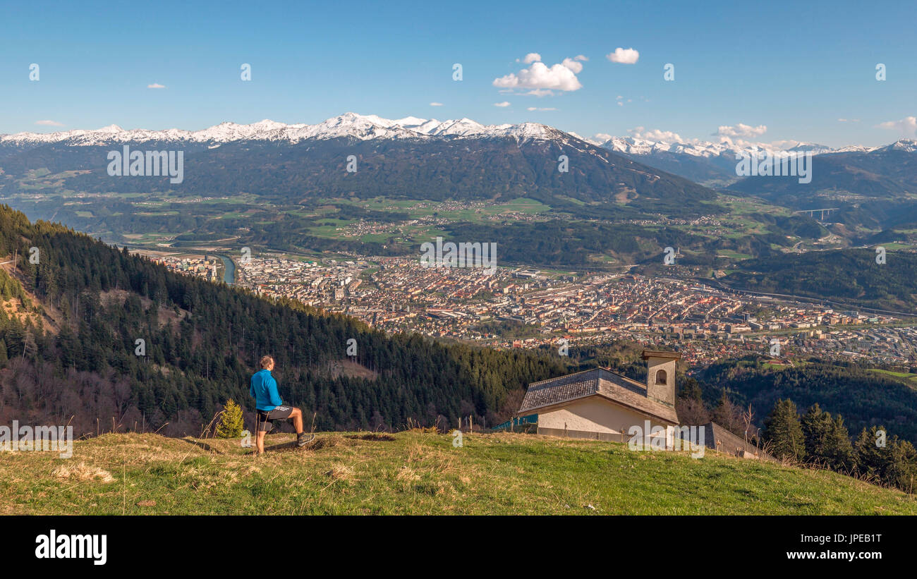Höttinger Alm, Innsbruck, in Tirolo - Tirolo, Austria, Europa Foto Stock